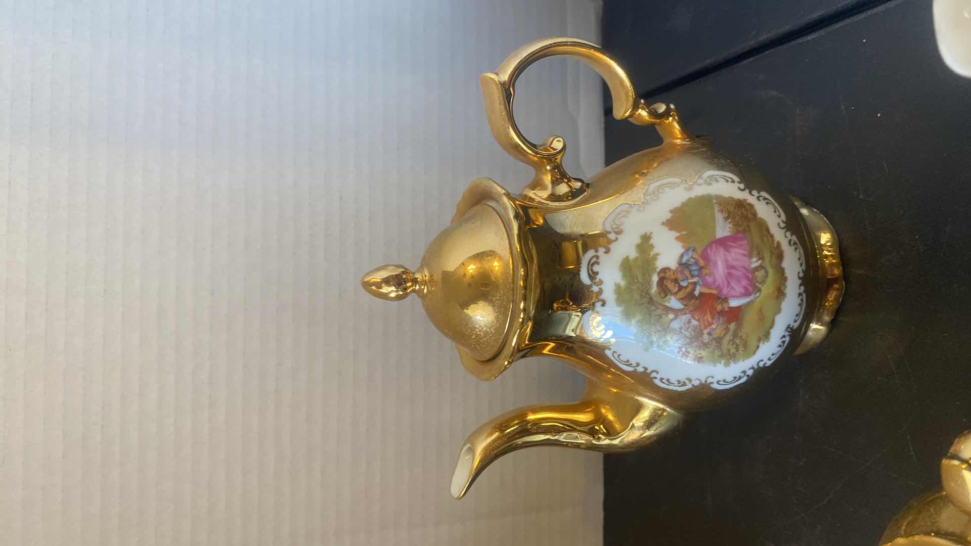 Photo 1 of 3 PIECE TEA SET 24K GOLD FROM BAVARIA GERMANY