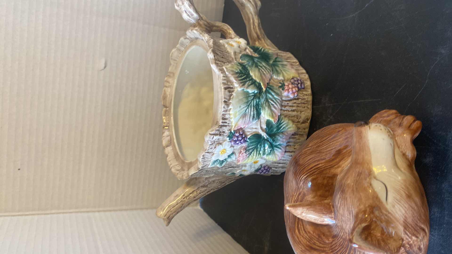 Photo 1 of PAIR OF FITZ & FLOYD TEAPOTS