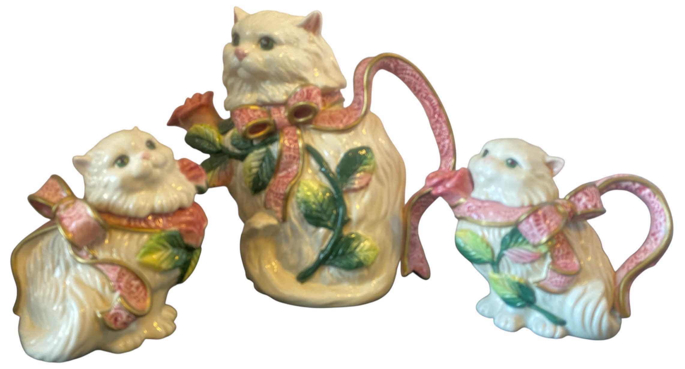 Photo 1 of FITZ & FLOYD 3 PIECE TEA SET