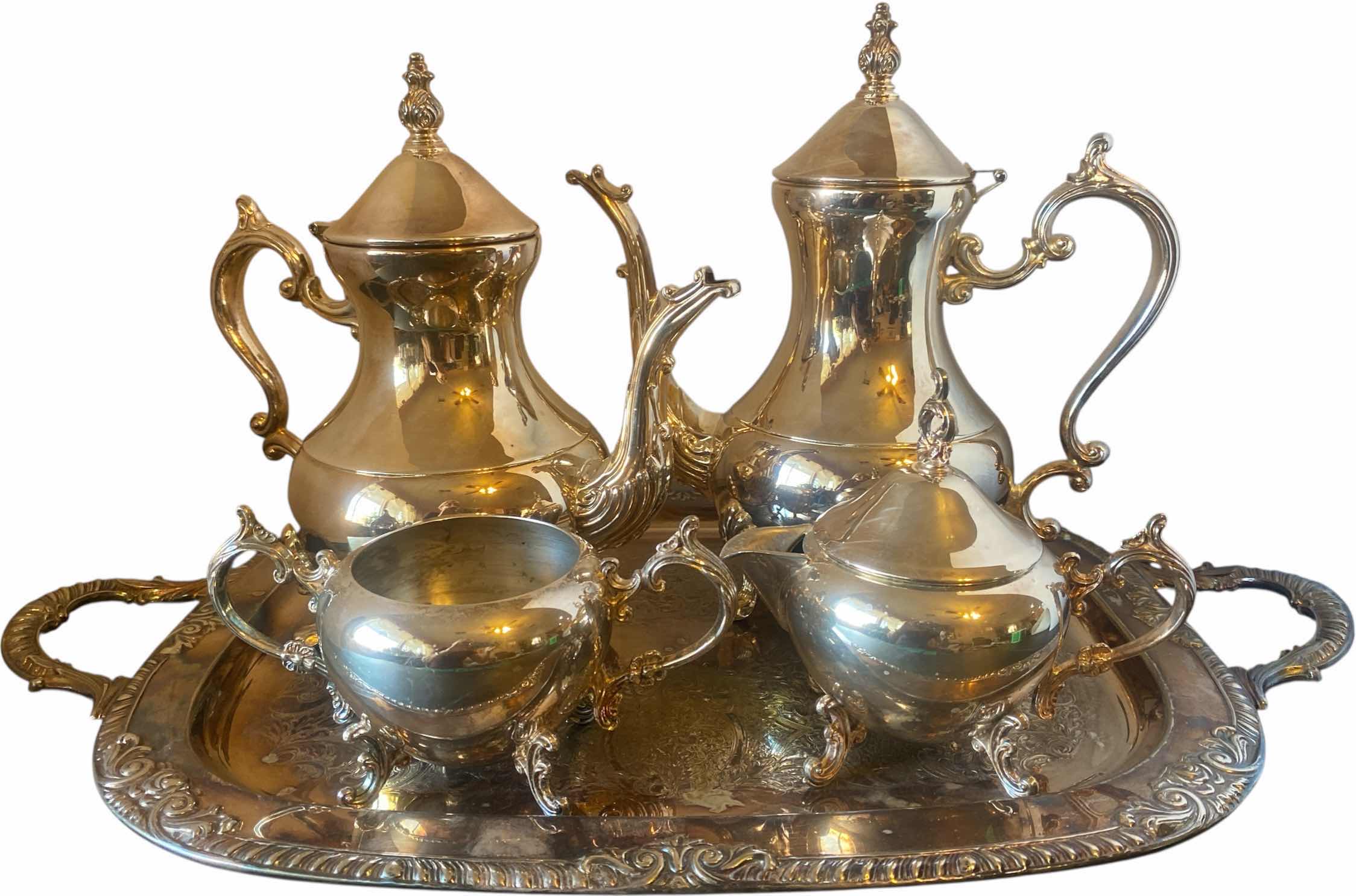 Photo 1 of 5 PICES UNMARKED SILVERPLATE