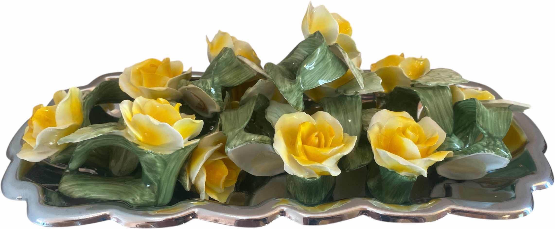 Photo 1 of 12 CERAMIC RISER NAPKIN HOLDERS ON TRAY