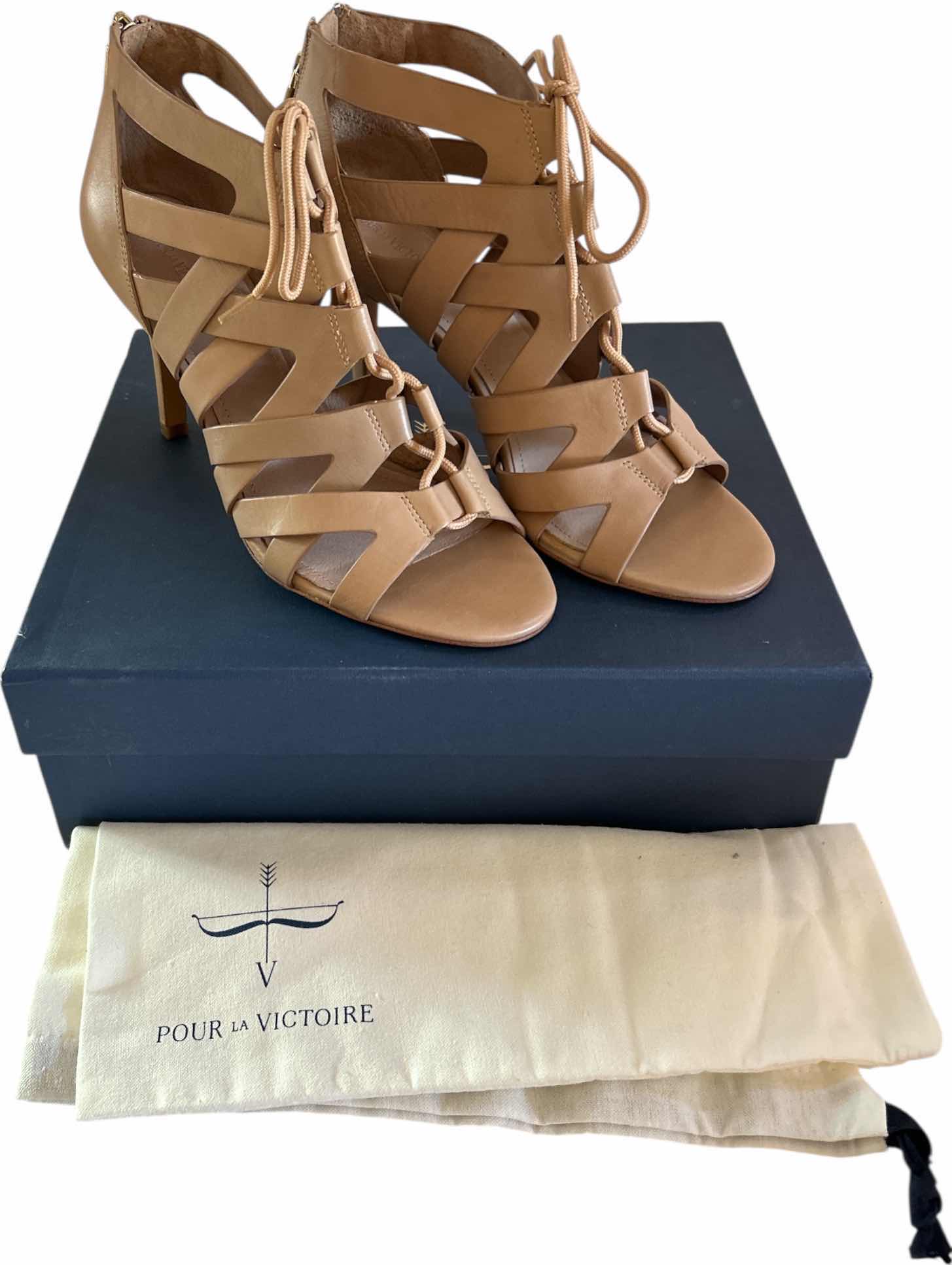 Photo 1 of NEW POUR LA VICTOIRE CAMILA NUDE SHOES SIZE 10