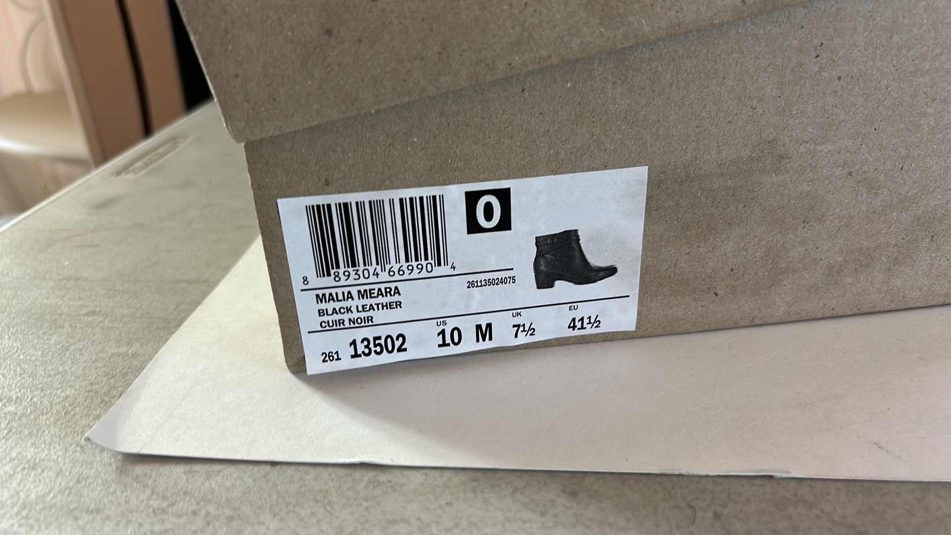 Photo 1 of NEW WOMENS CLARK BLACK LEATHER ANKLE BOOTS - MALIA MEARA SIZE 10