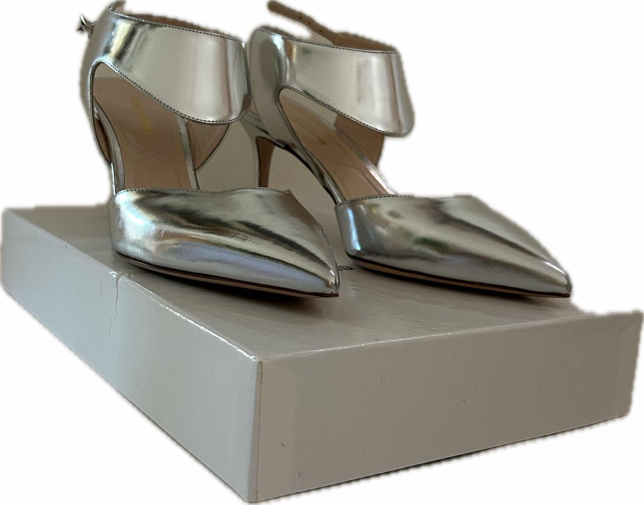 Photo 1 of WOMENS NEW NICHOLAS KIRKWOOD VERO CUCIO MADE IN ITALY SILVER HEELS