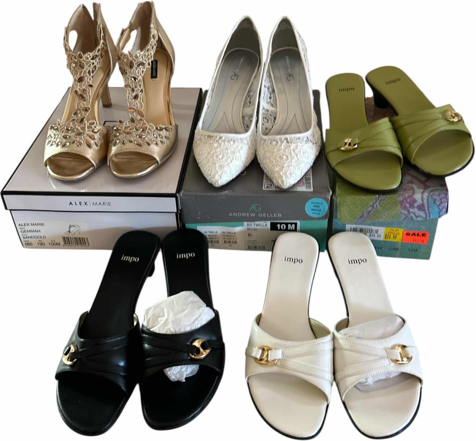 Photo 1 of 5 PAIR WOMENS SHOES SIZE 10