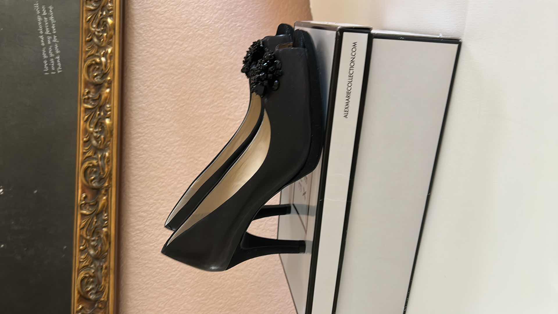 Photo 1 of NEW WOMENS ALEX MARIE JAZMIN BLACK HEELS SIZE 10