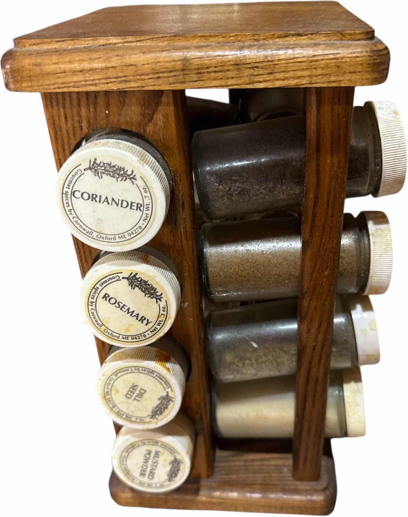 Photo 1 of VINTAGE SPICE RACK WOOD