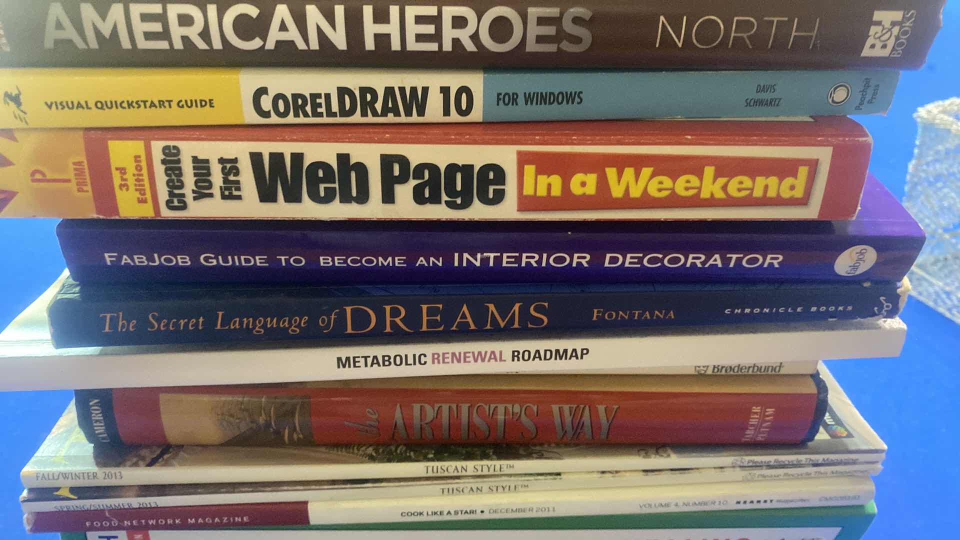 Photo 1 of STACK OF BOOKS & MAGAZINES