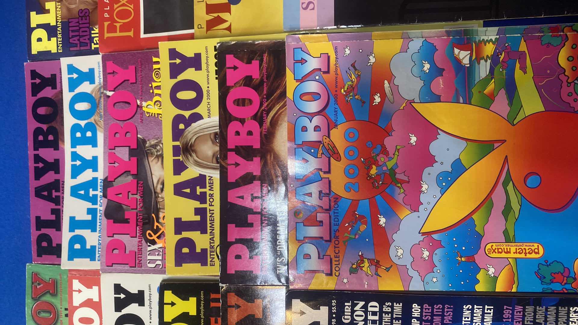 Photo 1 of 16-PLAYBOY MAGAZINES 6 FROM 1999, 7 FROM 2000 & 3 SPECIAL COLLECTION