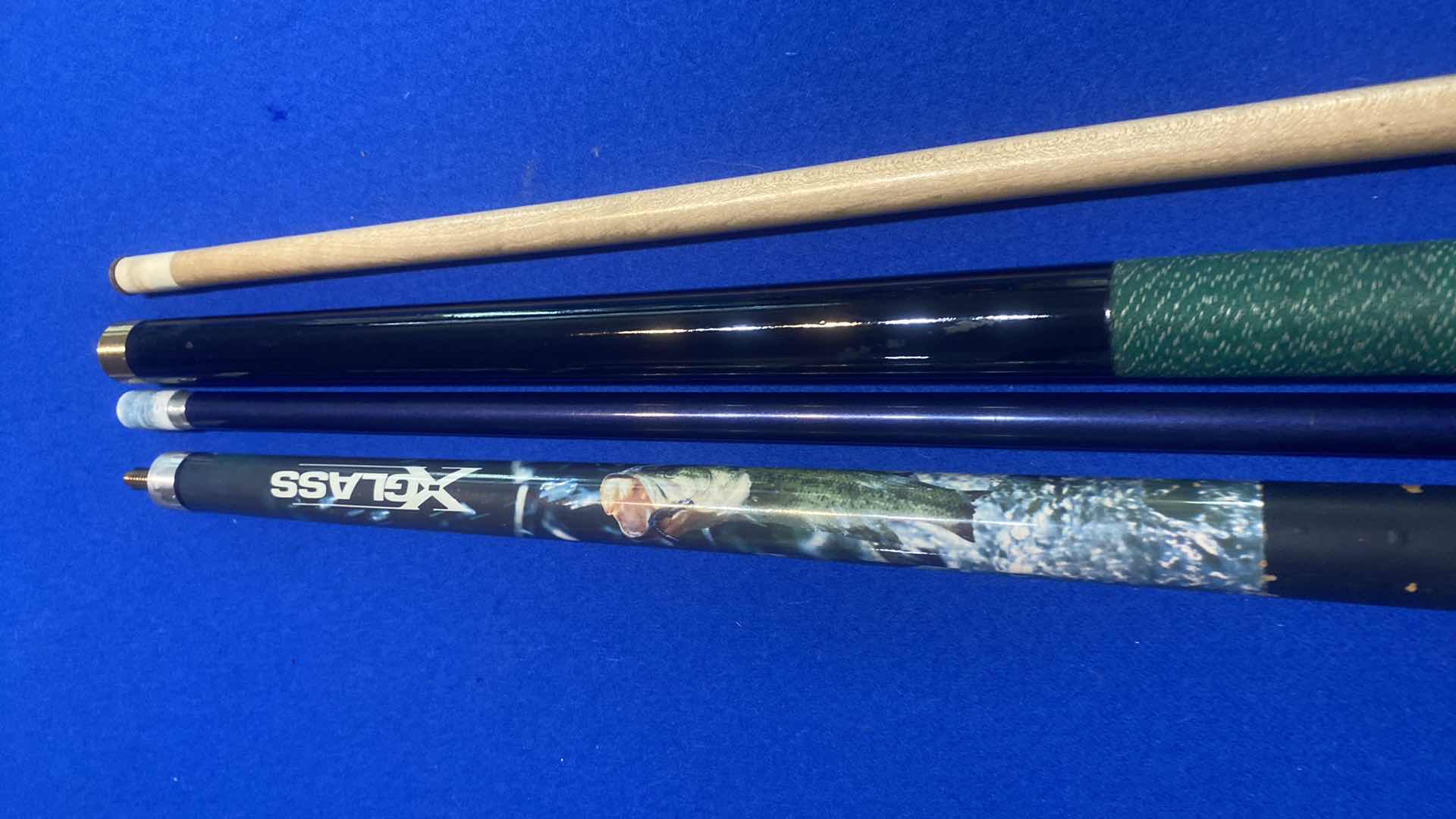 Photo 1 of 2-POOL CUES