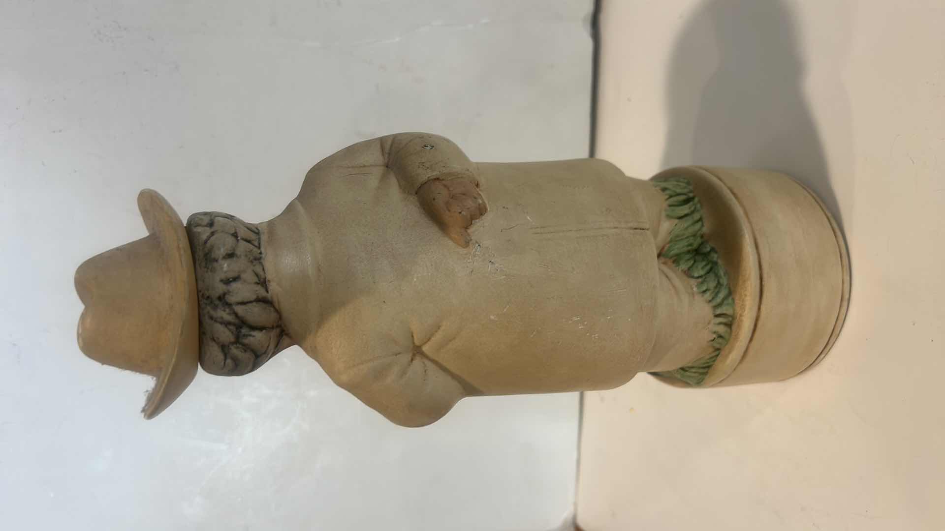Photo 1 of VINTAGE CERAMIC BOURBON CANISTER H12”