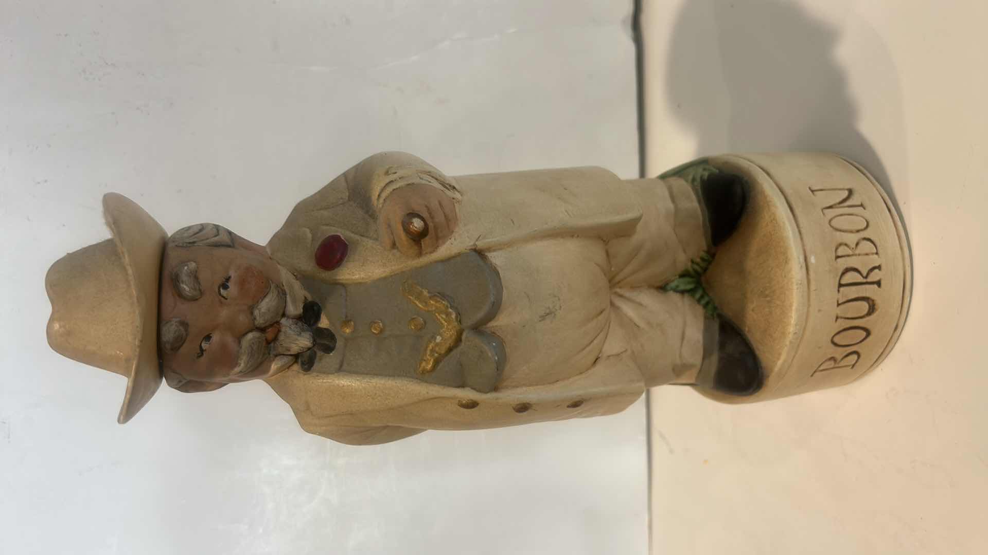 Photo 1 of VINTAGE CERAMIC BOURBON CANISTER H12”