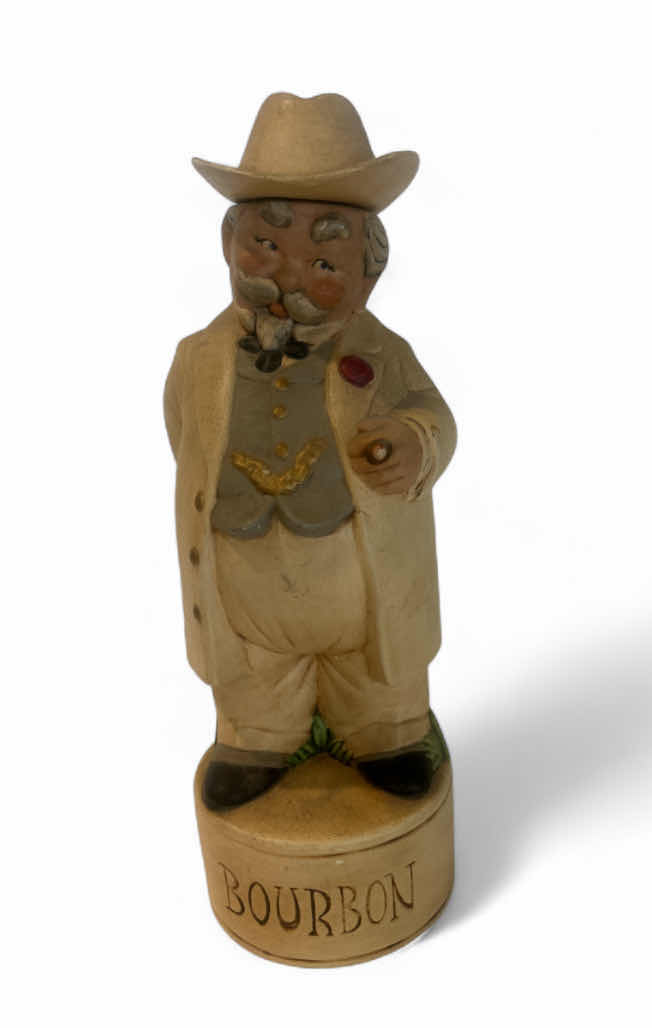 Photo 1 of VINTAGE CERAMIC BOURBON CANISTER H12”