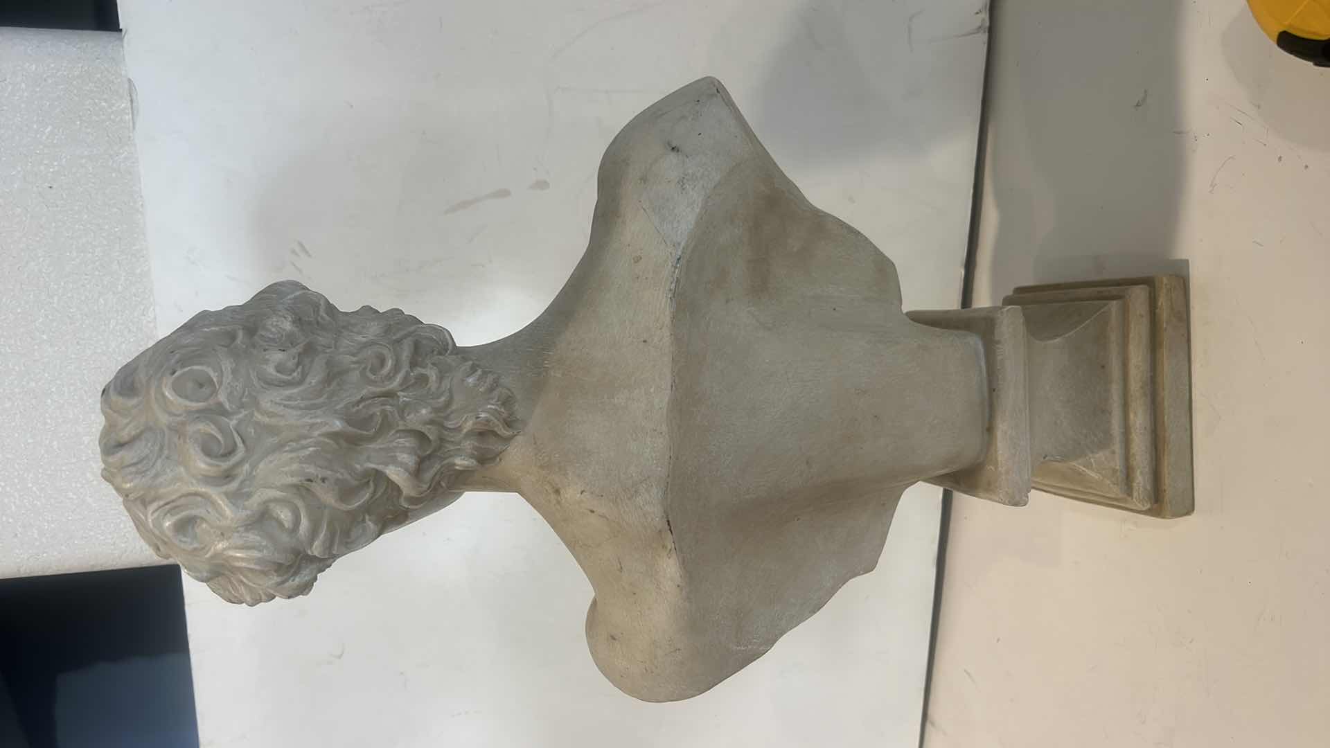 Photo 1 of RESIN BUST OF MICHELANGELO’S DAVID. H18”