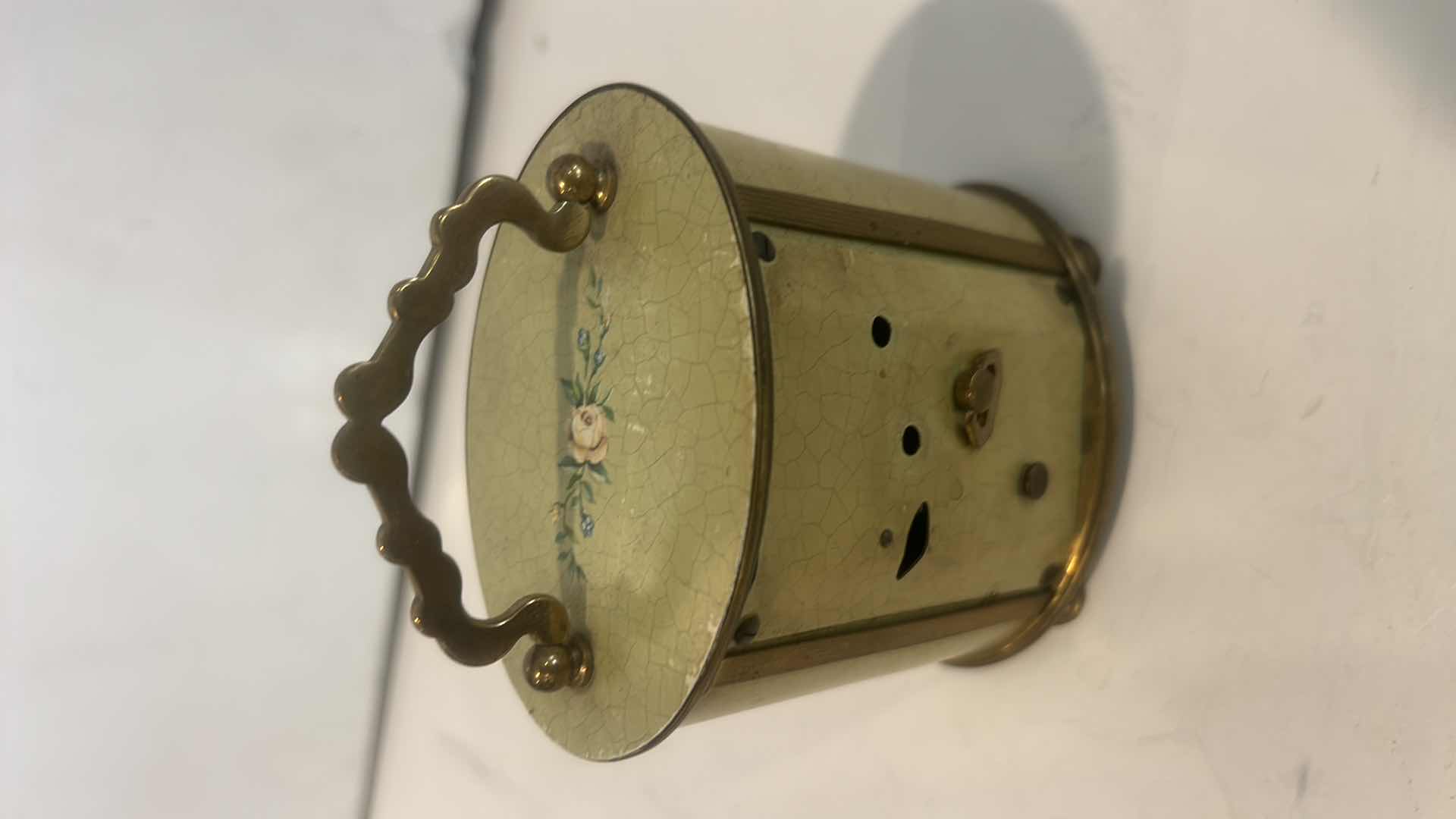 Photo 1 of VINTAGE SEMCA LIGHT GREEN WITH FLOWERS H5”