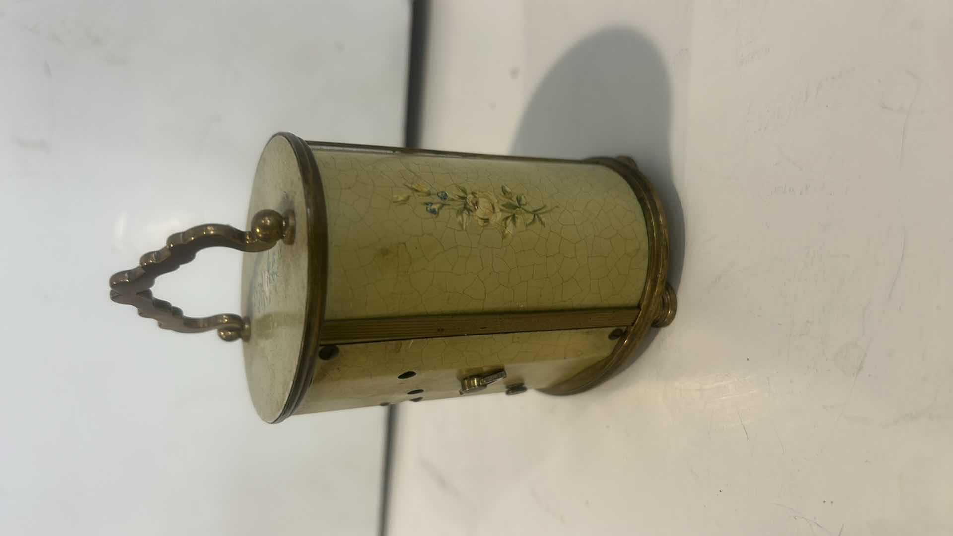 Photo 1 of VINTAGE SEMCA LIGHT GREEN WITH FLOWERS H5”