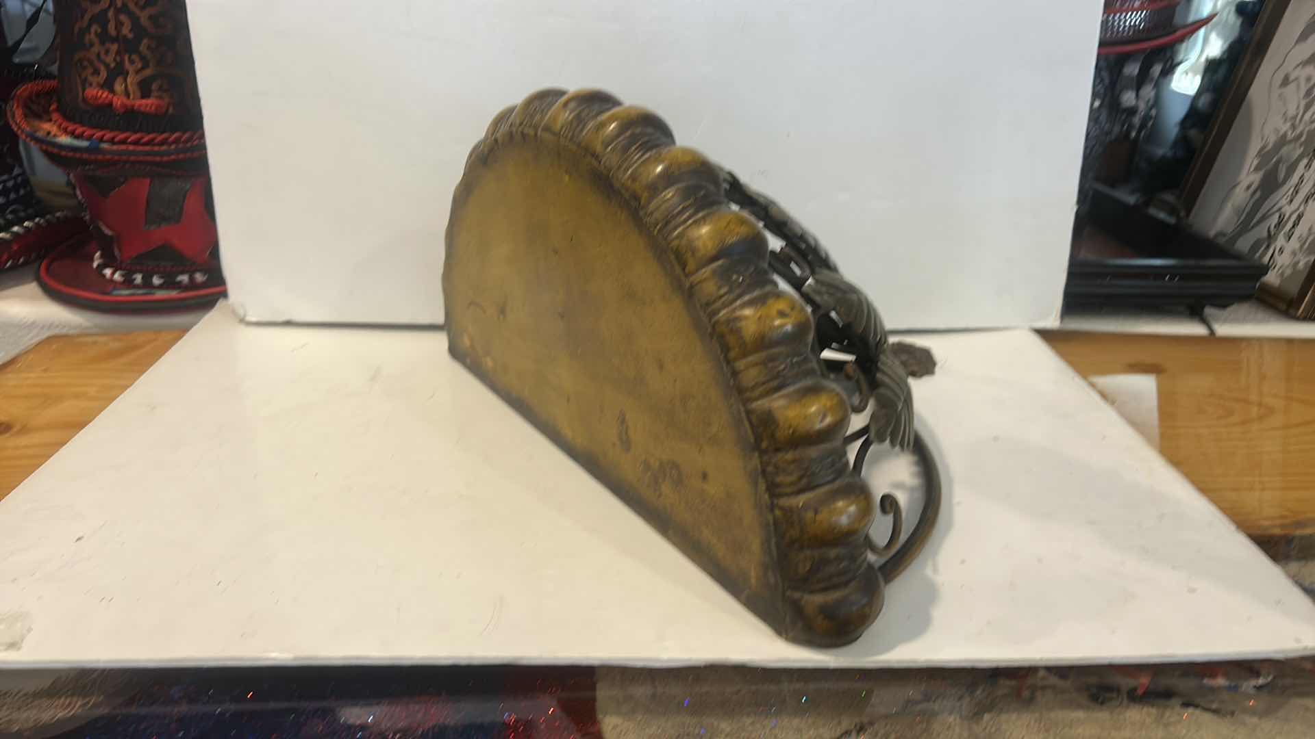 Photo 1 of METAL WALL SCONCE/ SHELF 20” x 10” x H14”