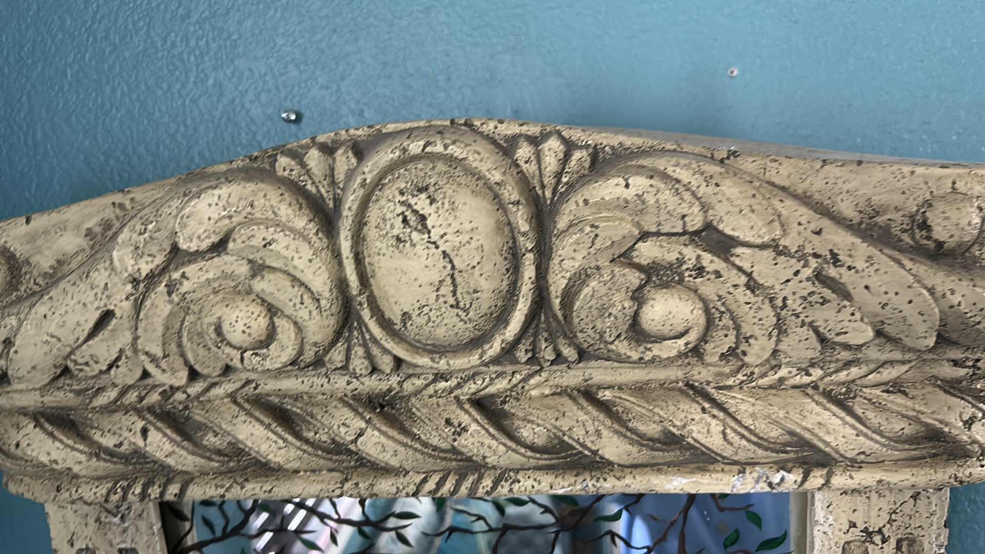 Photo 1 of RESIN DECORATIVE ORNATE MIRROR W MYSTIC FEMALE 18" X 70"