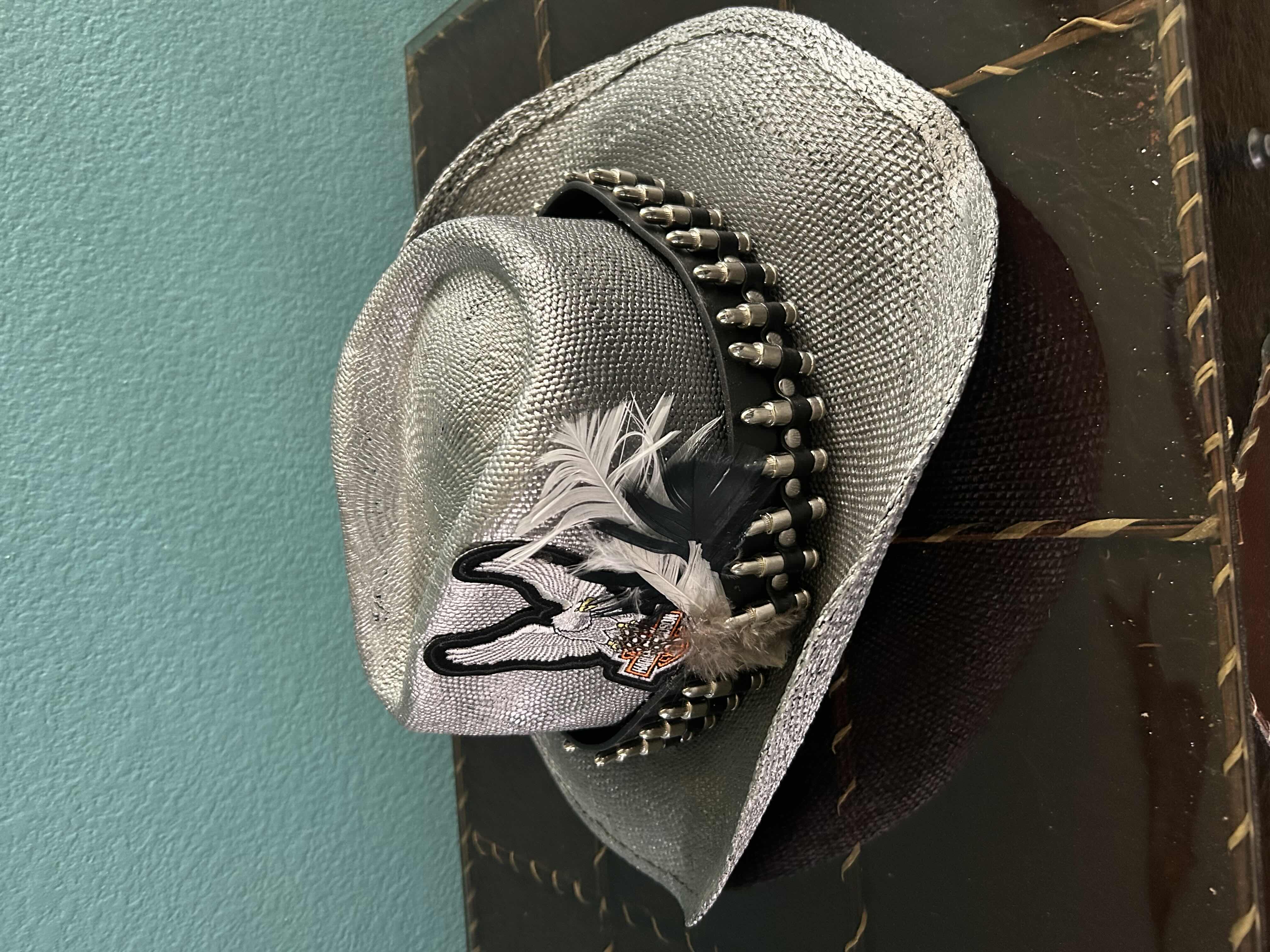 Photo 1 of TOYO STRAW HARLEY DAVIDSON THEME GRAY COWBOY HAT