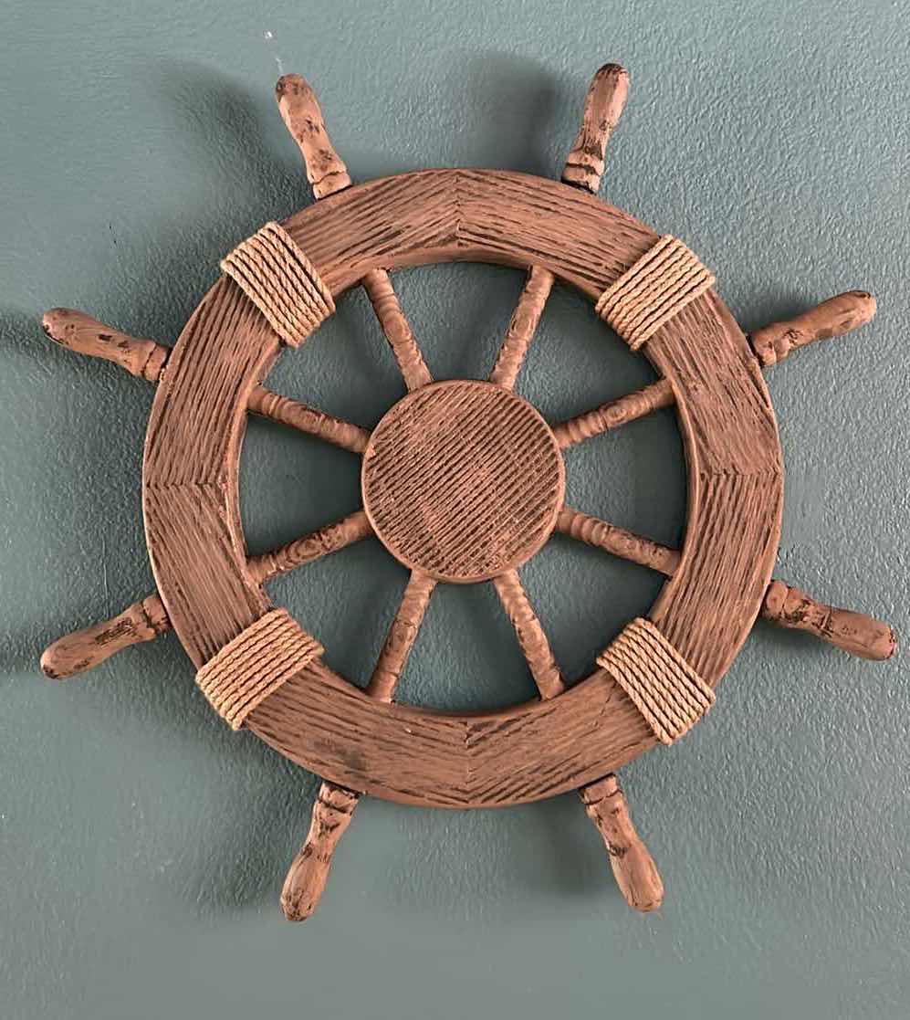 Photo 1 of WOOD ANCHOR WALL ART 17"