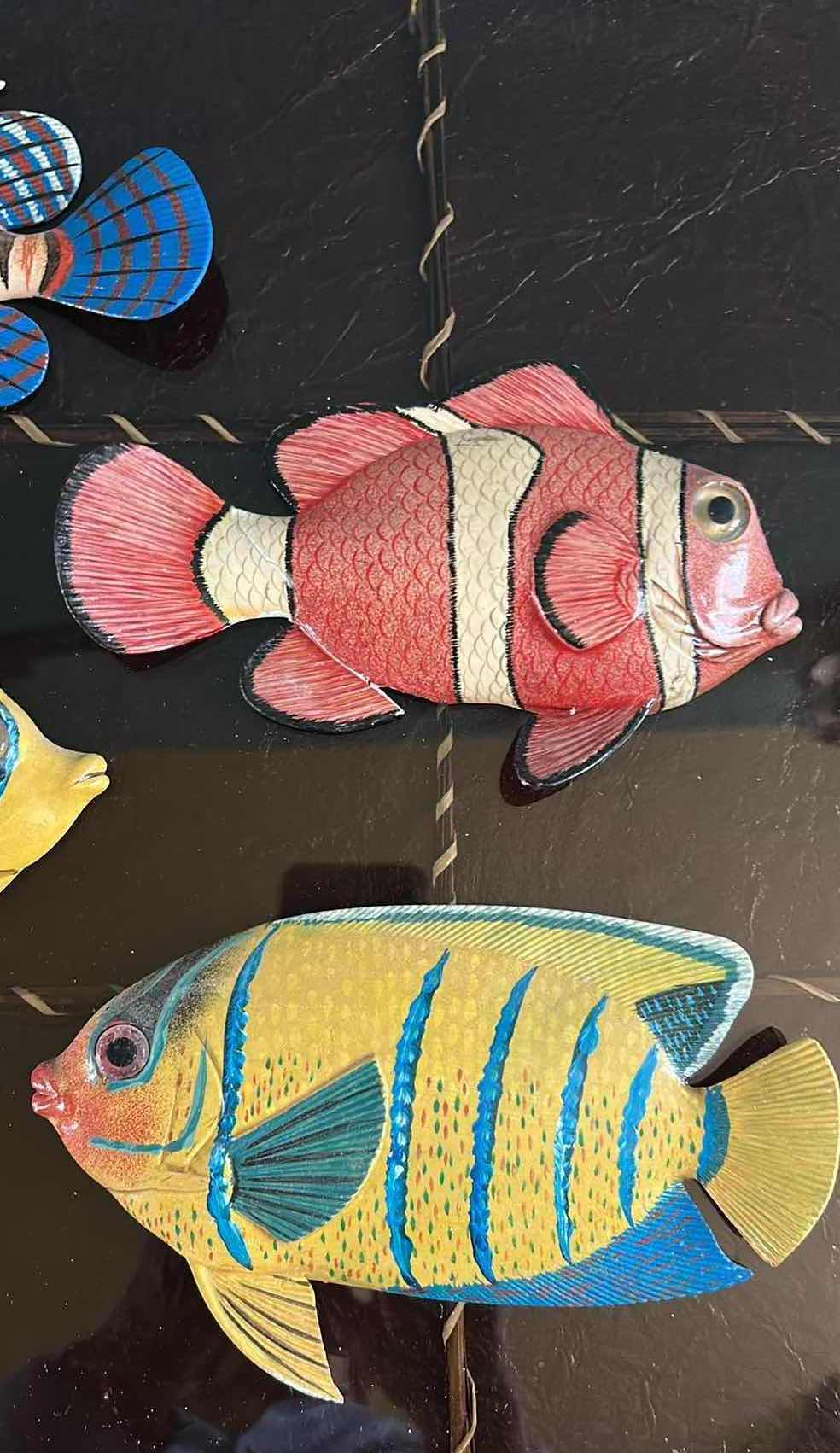 Photo 1 of 5 RESIN TROPICAL FISH WALL ART