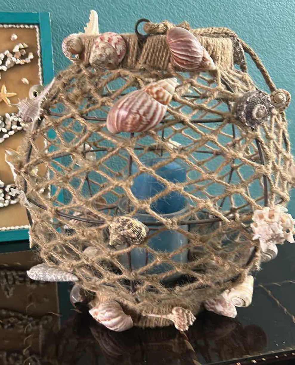 Photo 1 of SHELL CANDLE HOLDER H 16" AND SHELL