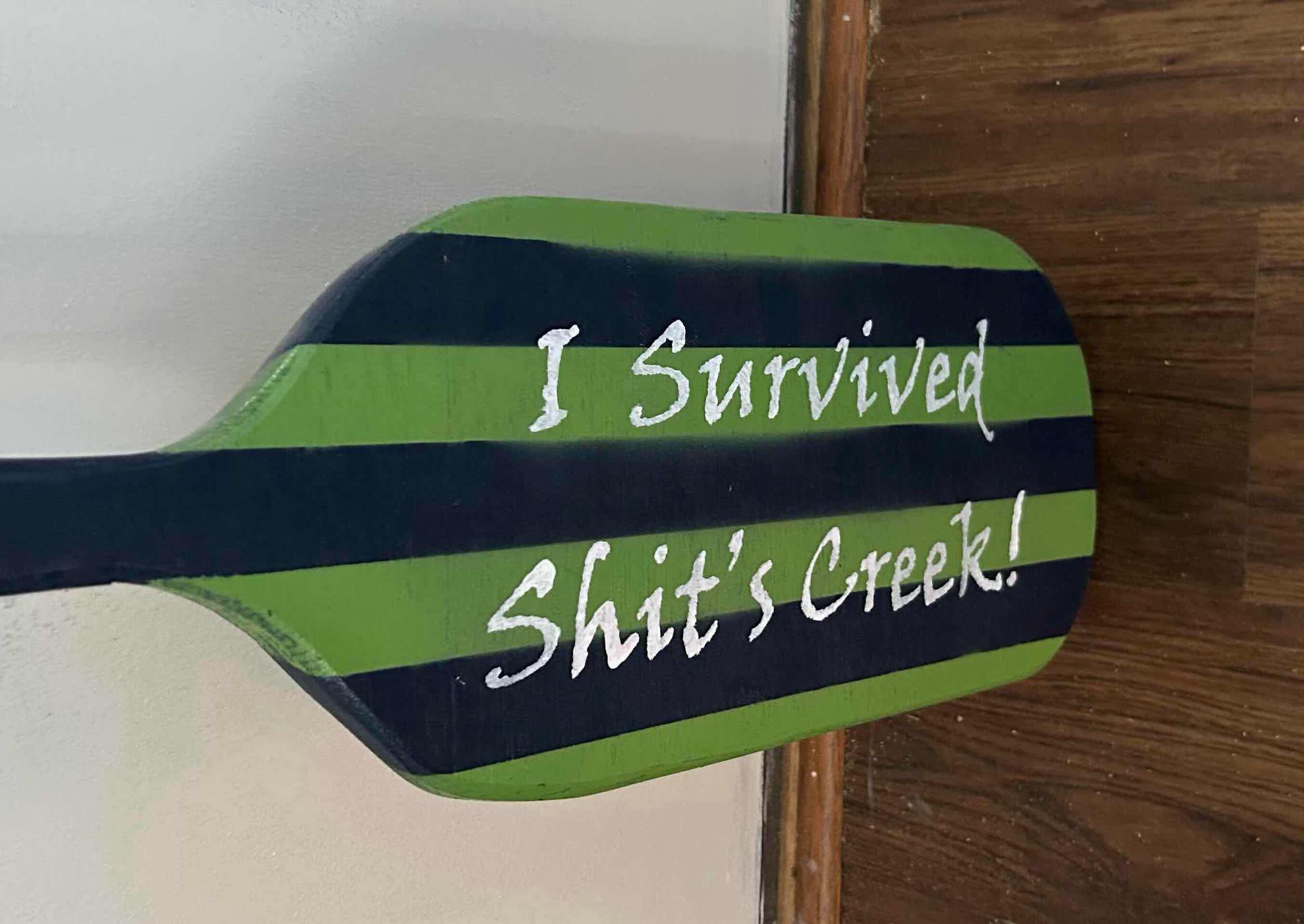 Photo 1 of WOODEN PADDLE WALL DECOR 48"