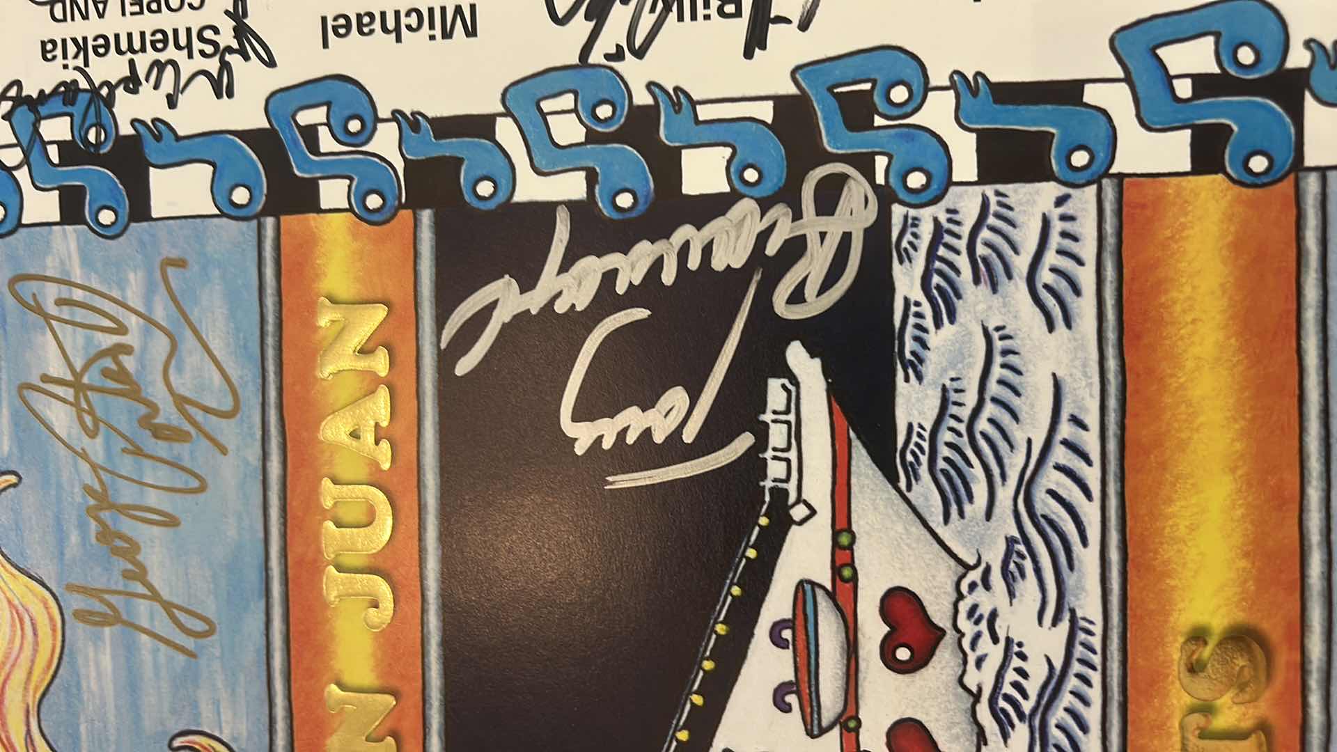 Photo 1 of AUTOGRAPHED LEGENDARY RYTHM & BLUES CRUISE POSTER 24 1/2“ x H20“