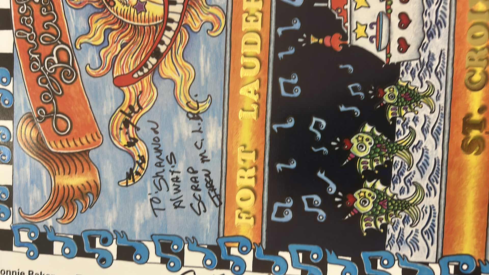 Photo 1 of AUTOGRAPHED LEGENDARY RYTHM & BLUES CRUISE POSTER 24 1/2“ x H20“