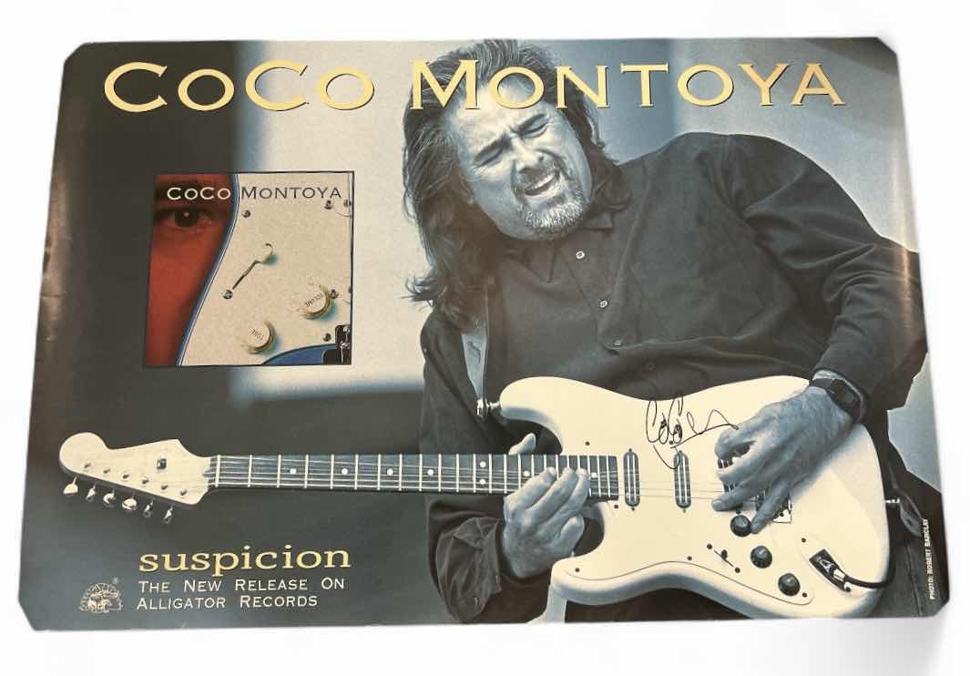 Photo 1 of AUTOGRAPHED COCO MONTOYA POSTER