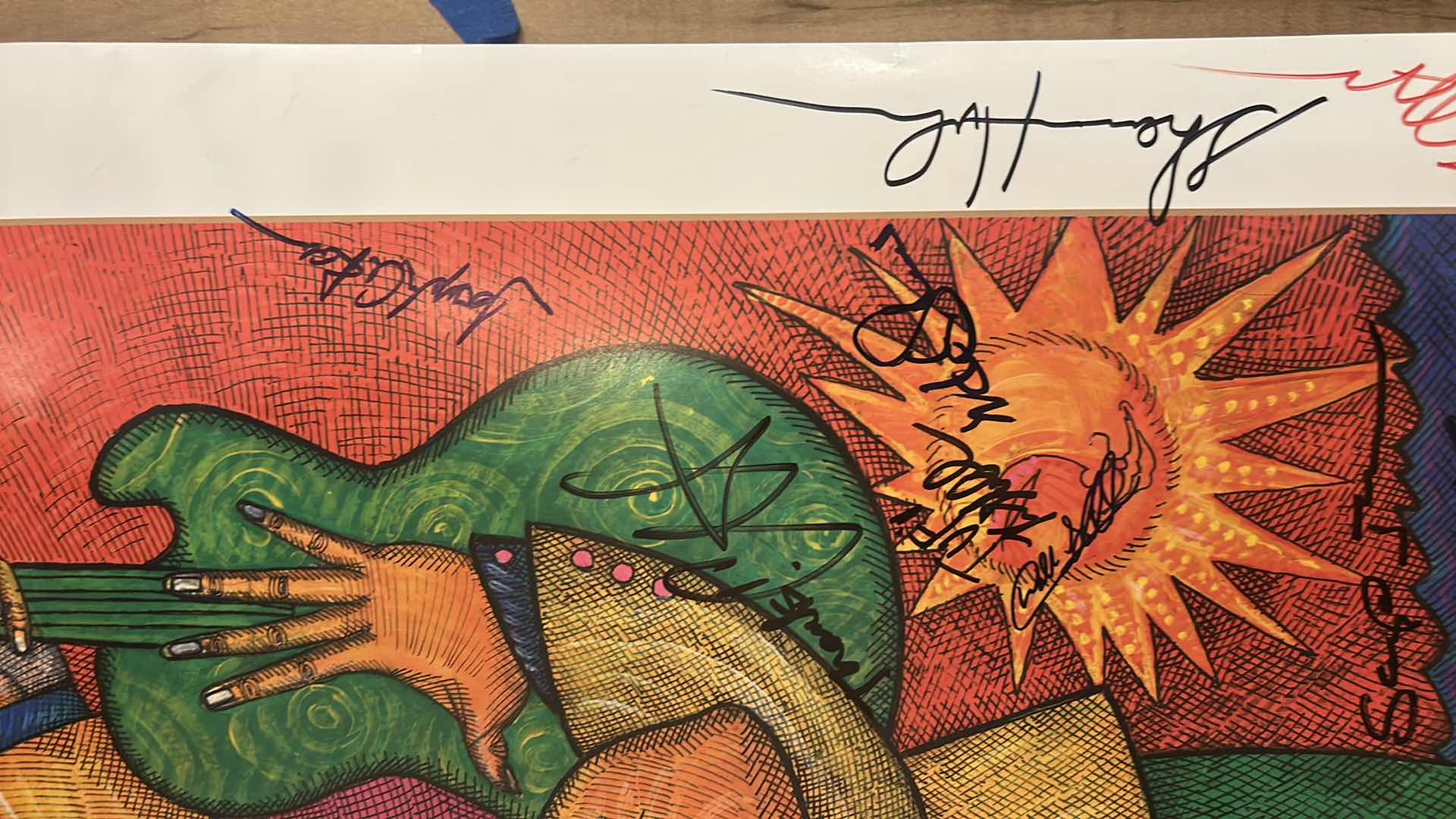 Photo 1 of AUTOGRAPHED LEGENDARY RHYTHM & BLUES CRUISE POSTER 21 1/2” x H28”