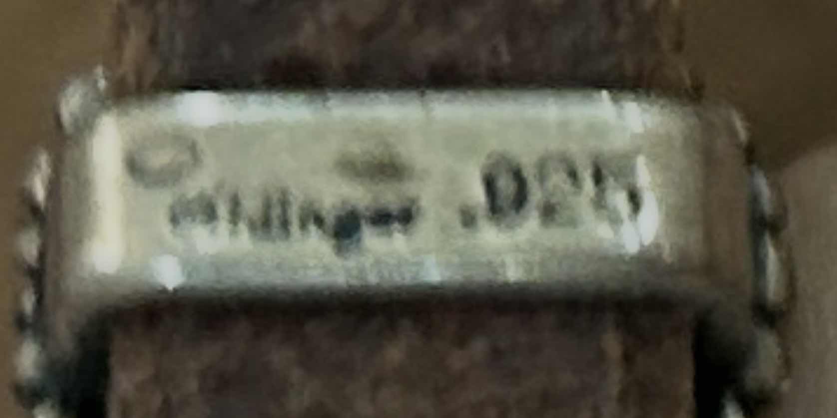 Photo 1 of MENS LEATHER & .925 STERLING SILVER COWBOY HATBAND 25.5”