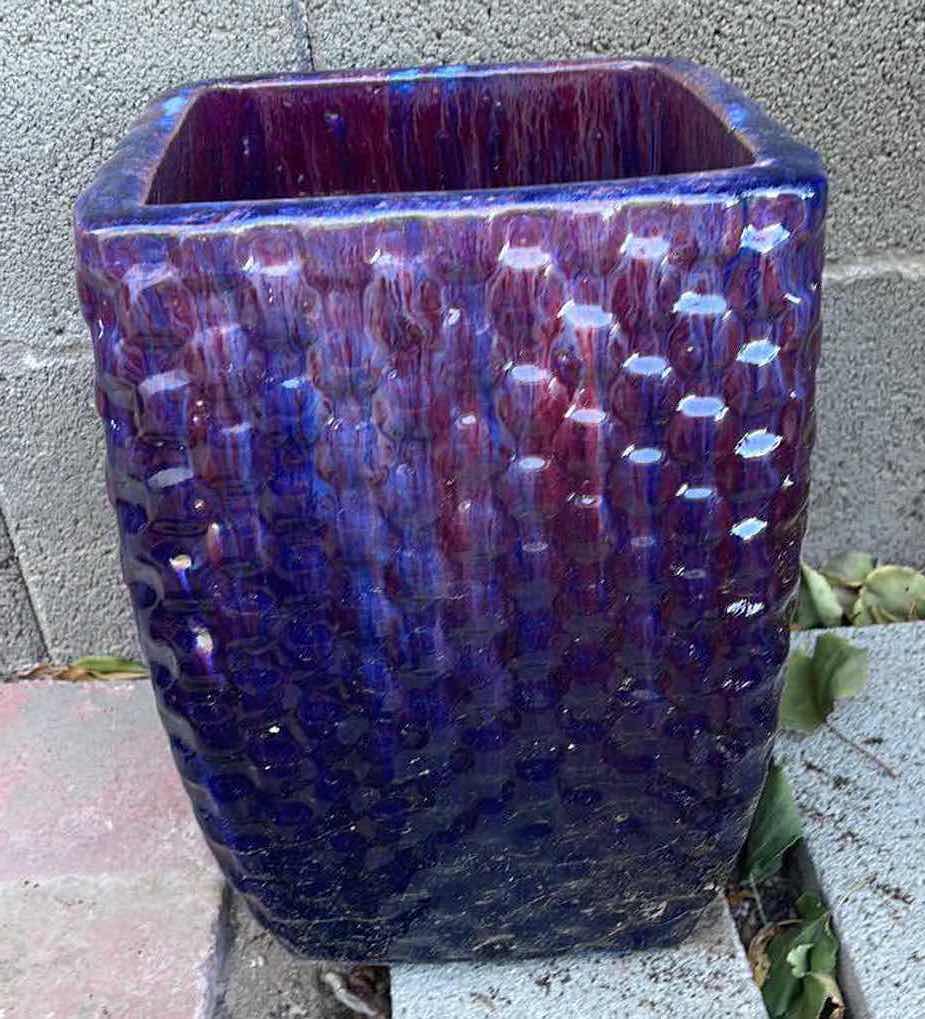 Photo 1 of CORAL SPRINGS PURPLE PLANTER H14”