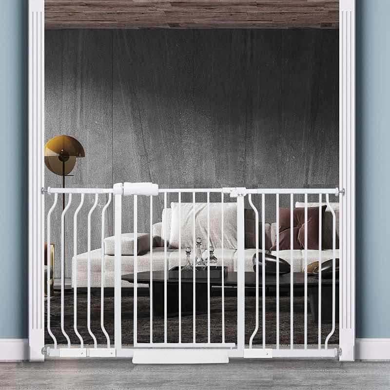 Photo 1 of COSEND EXTRA WIDE BABY GATE TENSION INDOOR SAFTEY GATE ADJUSTABLE 52.76 - 57.48