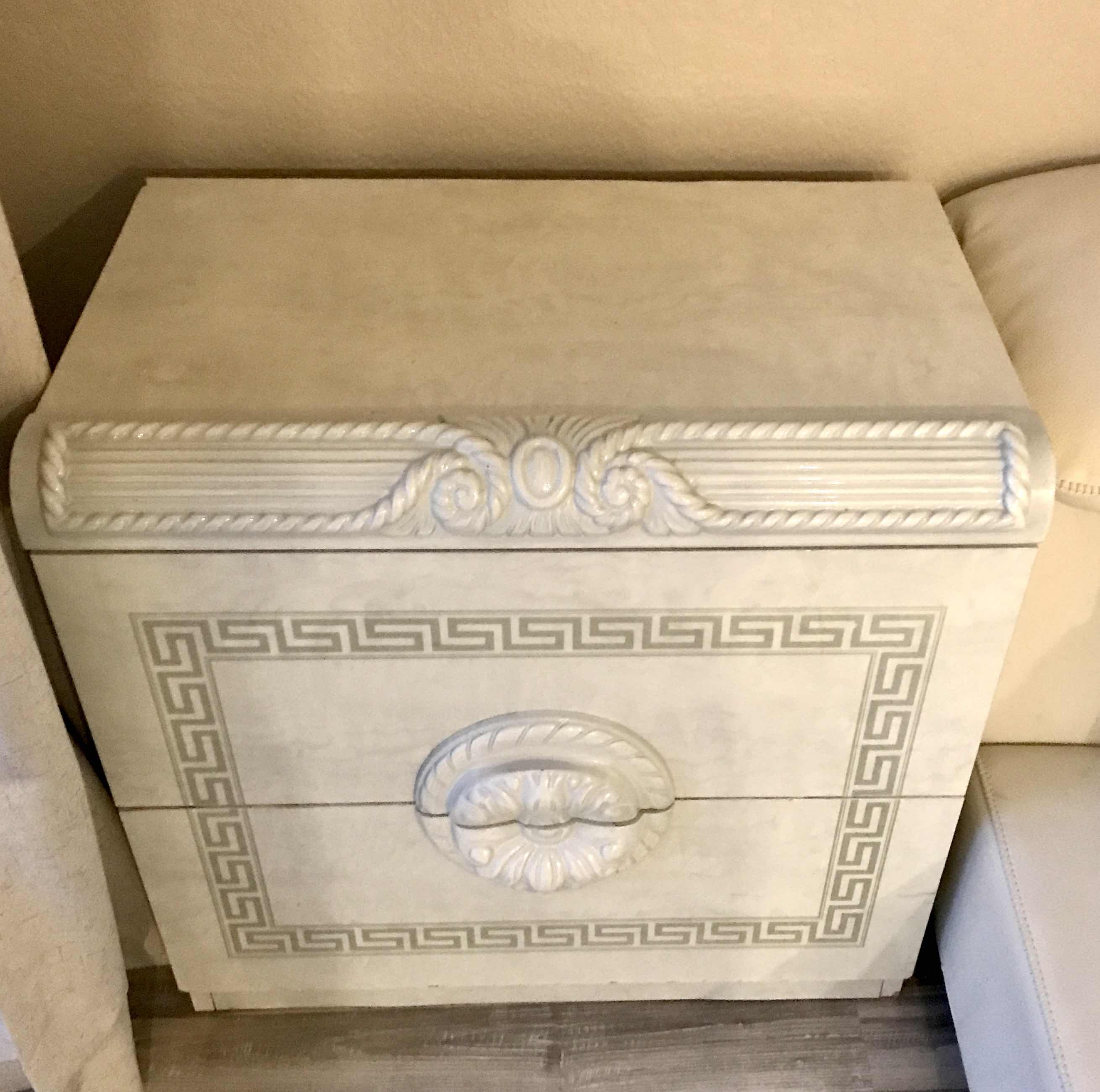 Photo 1 of ITALIAN ORNATE BEDSIDE TABLES 25.5 X 16 X 25
MORE OF THIS IN AUCTION