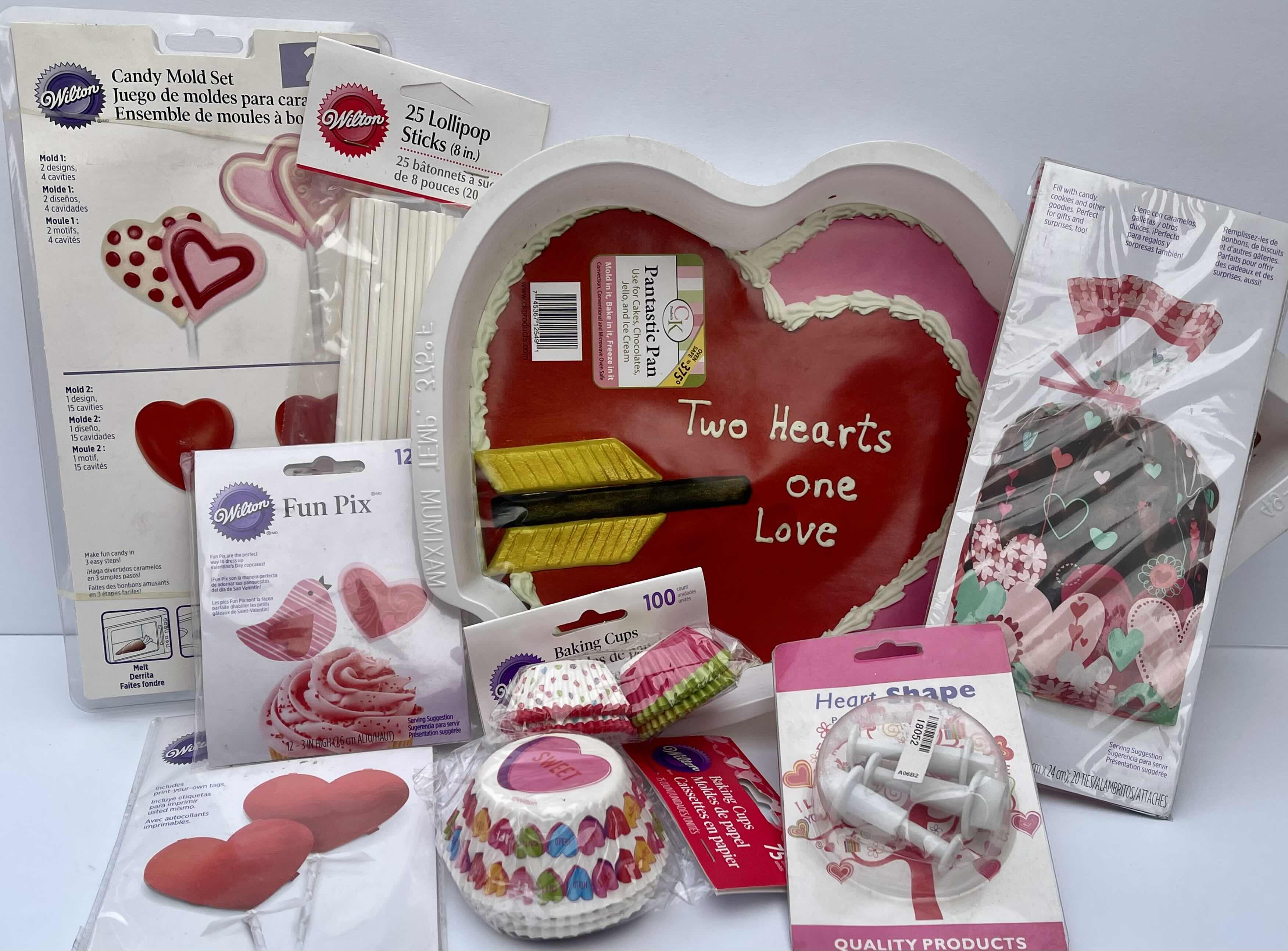 Photo 1 of NIB WILTON & CK LOVE BAKING COLLECTION -TOTAL RETAIL PRICE $57.00