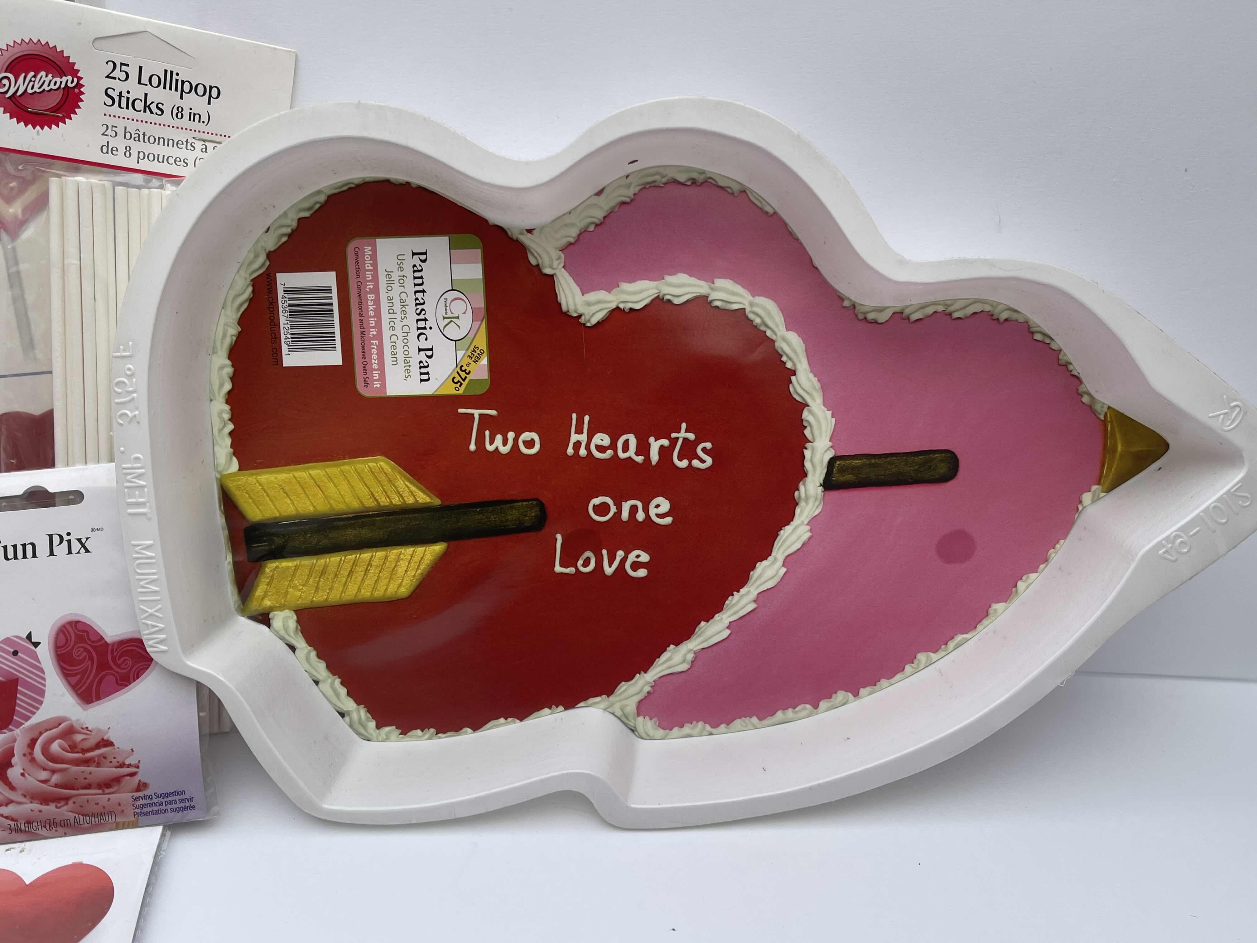 Photo 4 of NIB WILTON & CK LOVE BAKING COLLECTION -TOTAL RETAIL PRICE $57.00