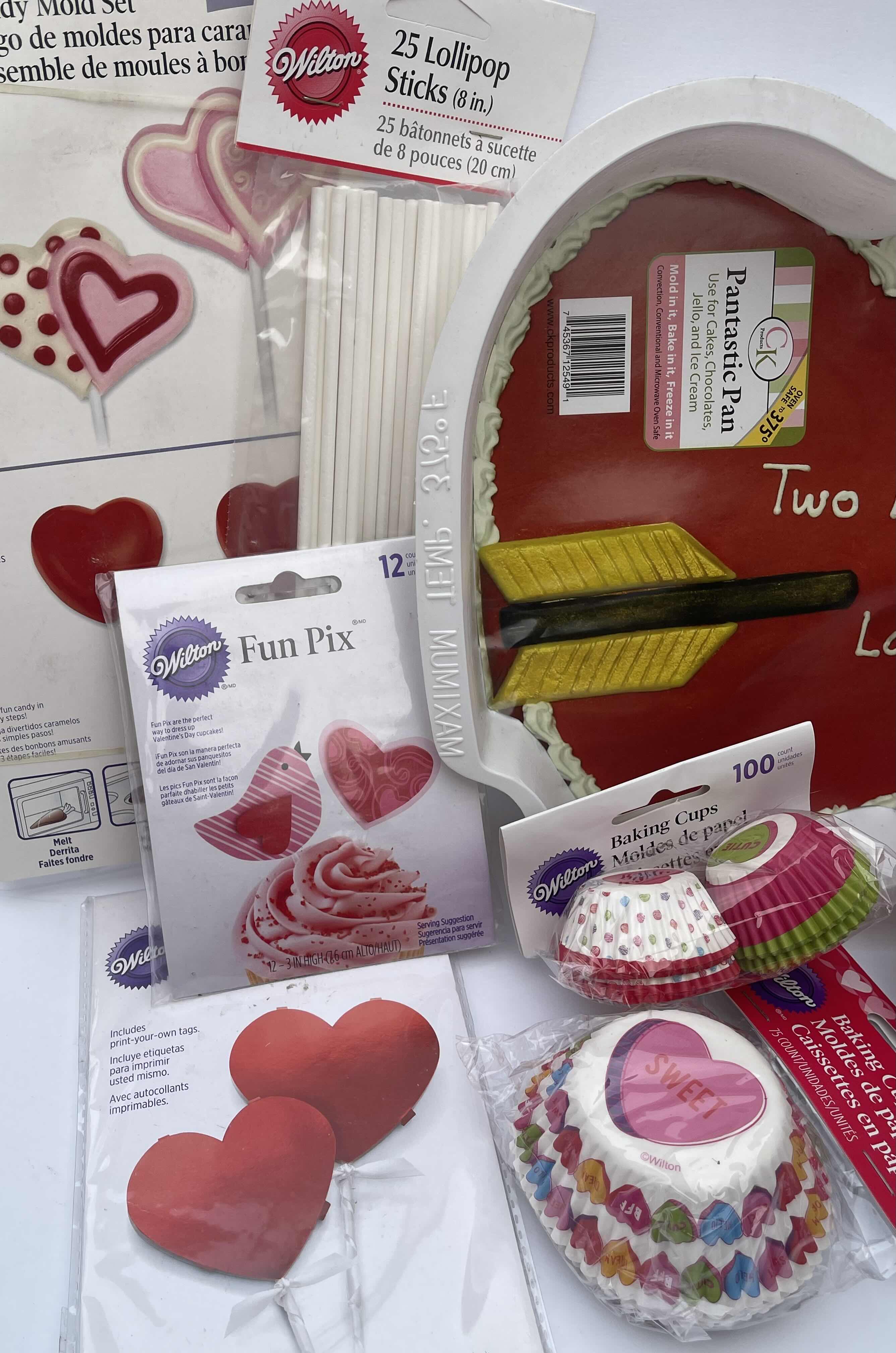 Photo 2 of NEW WILTON & CK LOVE BAKING COLLECTION - TOTAL RETAIL PRICE $57.00