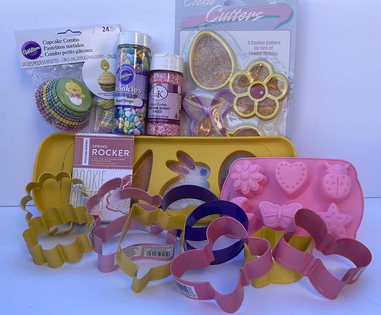 Photo 1 of NEW WILLIAM SONOMA, WILTON & CK EASTER COOKIE CUTTERS AND MORE BAKING SUPPLIES