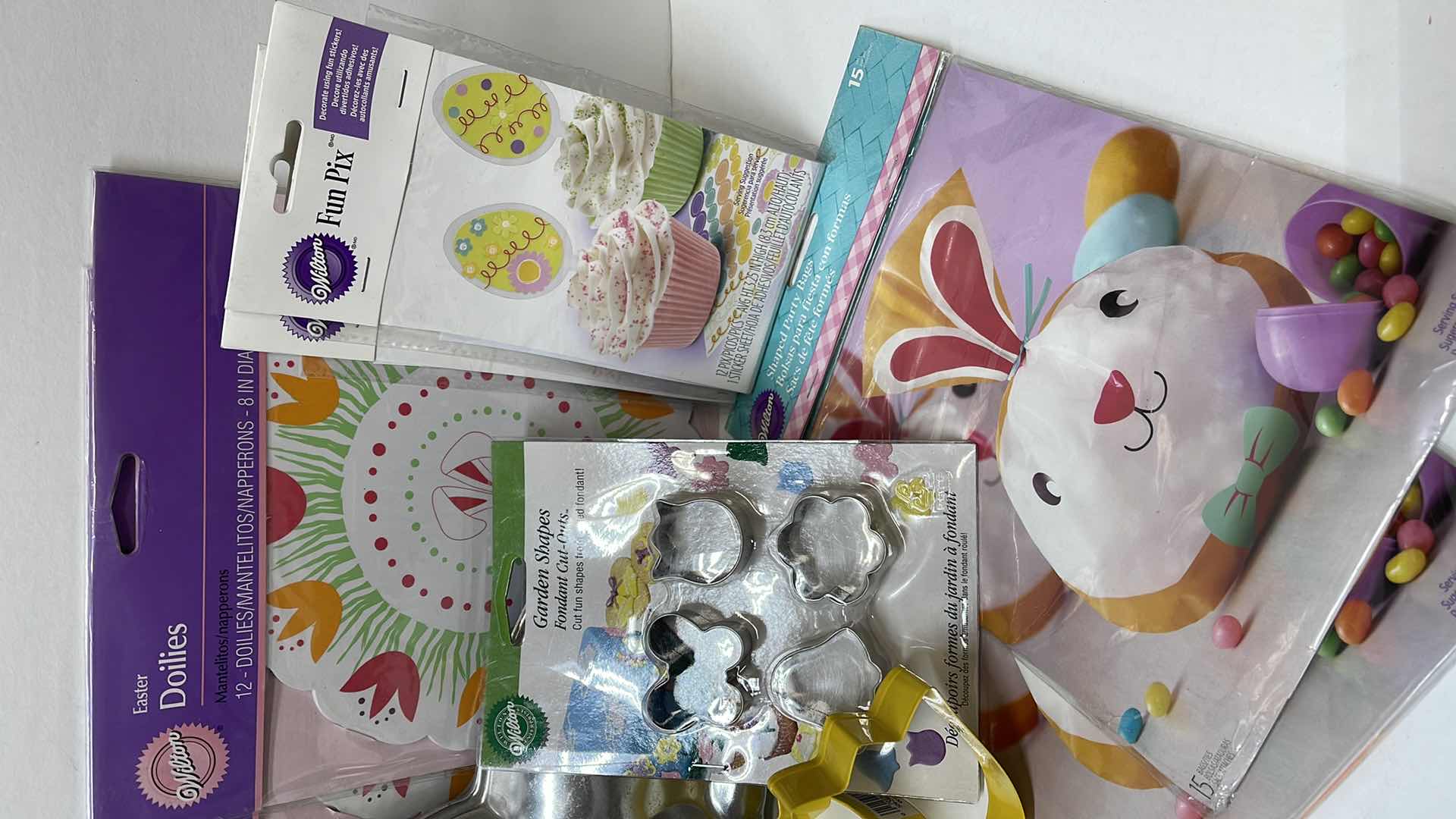 Photo 4 of NIB WILTON EASTER BAKING COLLECTION, BUNNY PAN , COOKIE CUTTERS , SPRINKLES AND MOREB