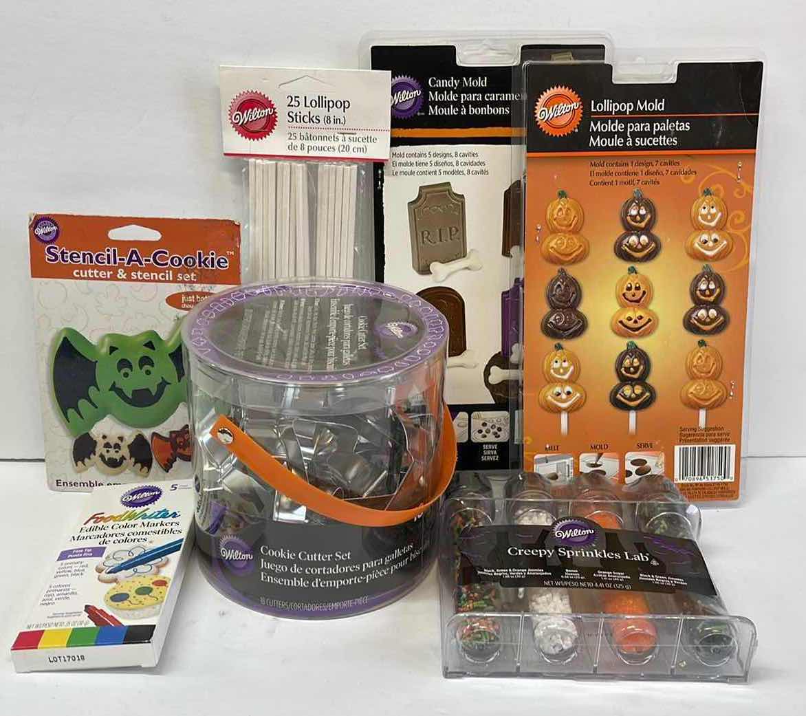 Photo 1 of NEW WILTON HALLOWEEN BAKING & CANDY SUPPLIES - RETAIL PRICE $50.00