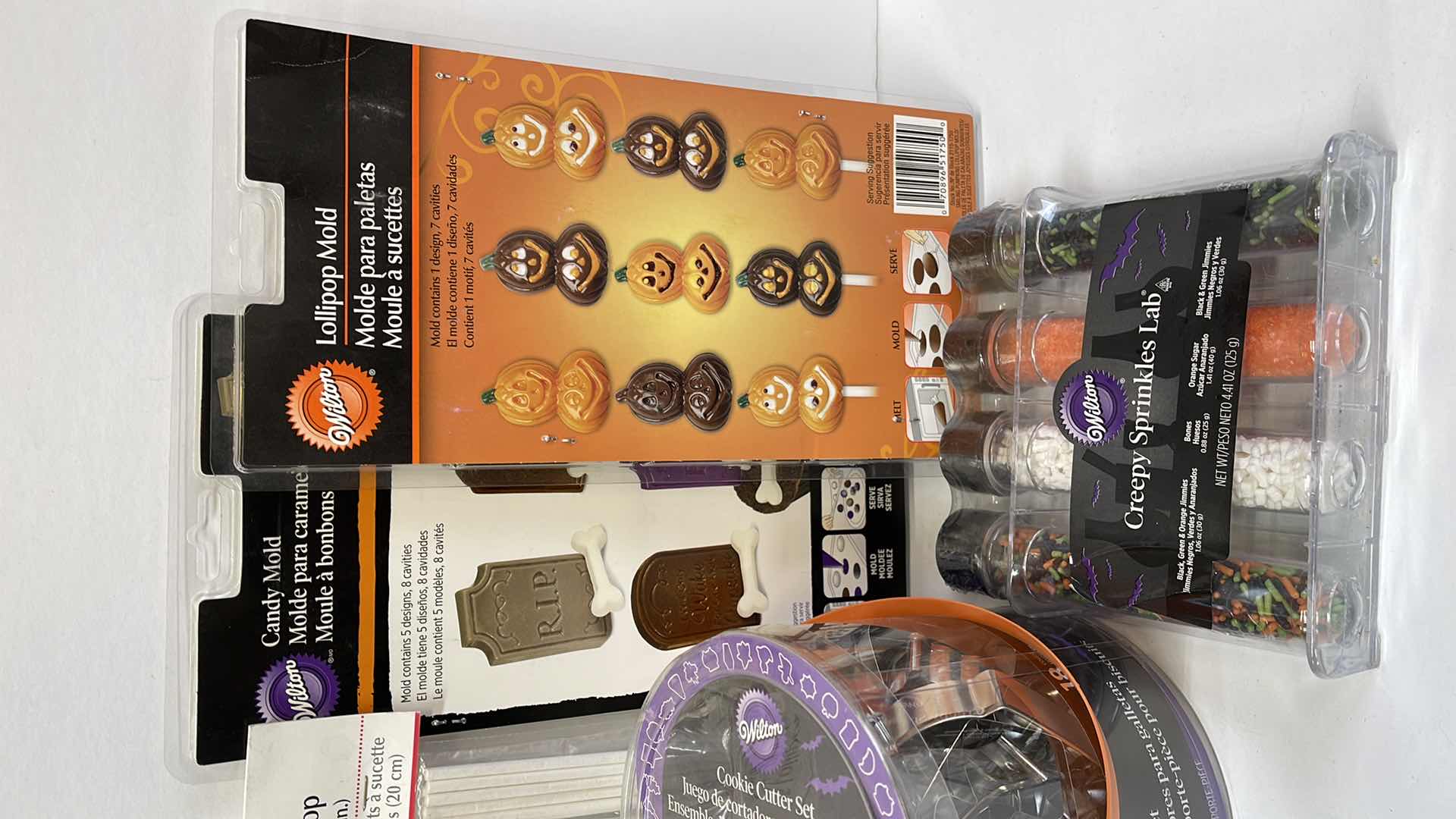 Photo 2 of NEW WILTON HALLOWEEN BAKING & CANDY SUPPLIES - RETAIL PRICE $50.00