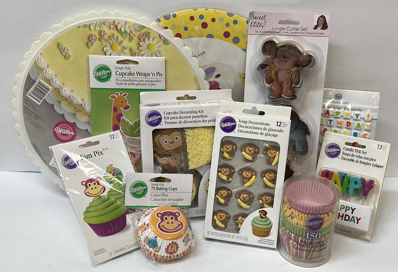 Photo 1 of NEW / NOS WILTON MONKEYS  PARTY SUPPLIES- RETAIL PRICE $ 49.99