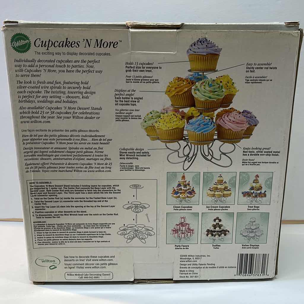 Photo 2 of NOS WILTON CUPCAKES ‘ N MORE CUPCAKE STAND - RETAIL PRICE $16.99