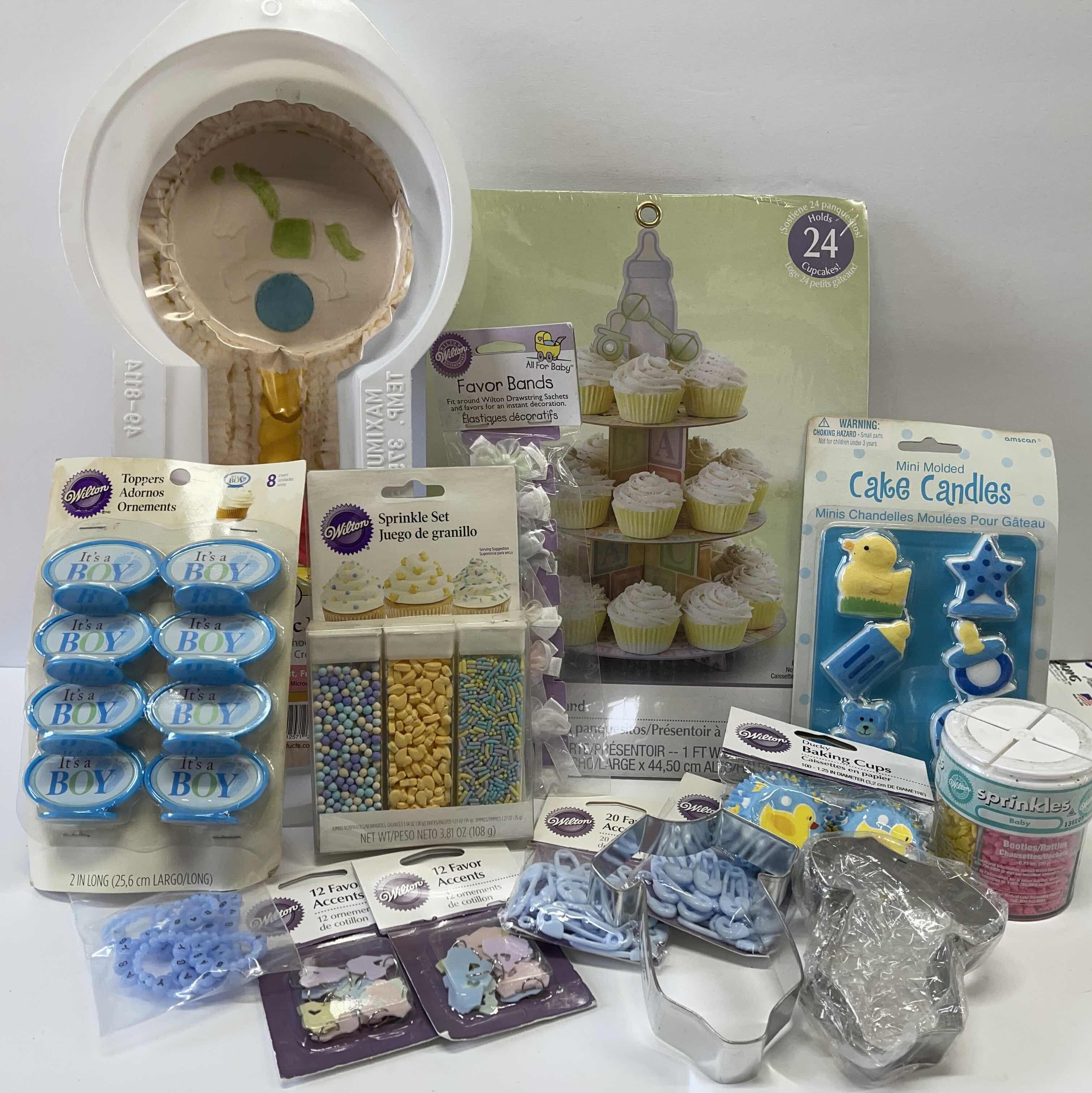 Photo 1 of NEW BABY SHOWER PARTY SUPPLIES- RETAIL PRICE $47.99