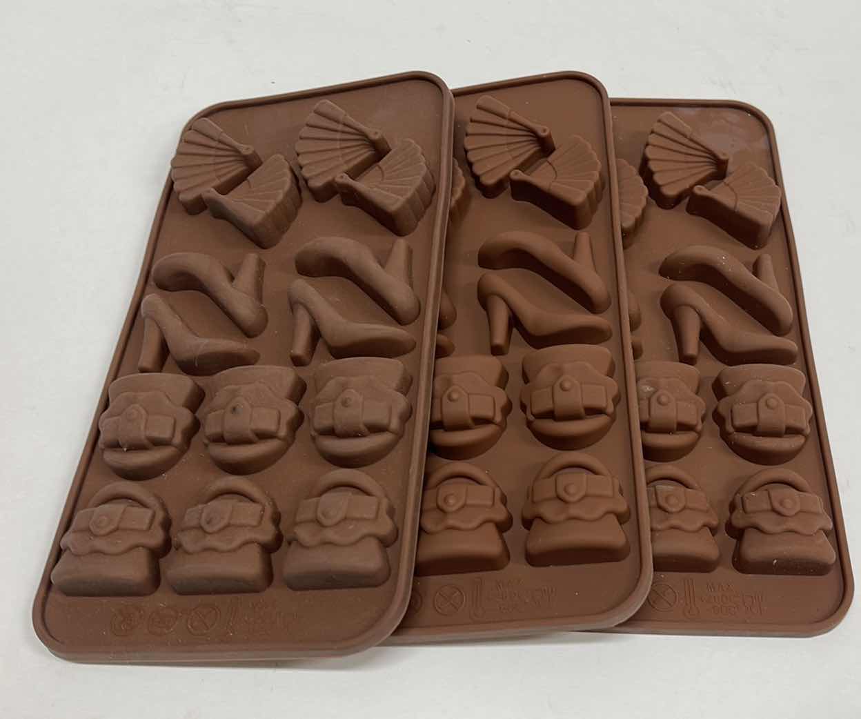 Photo 1 of NEW 3 SILICONE GIRLS NIGHT OUT CHOCOLATE / CANDY / ICE MOLDS - TOTAL RETAIL PRICE $22.00