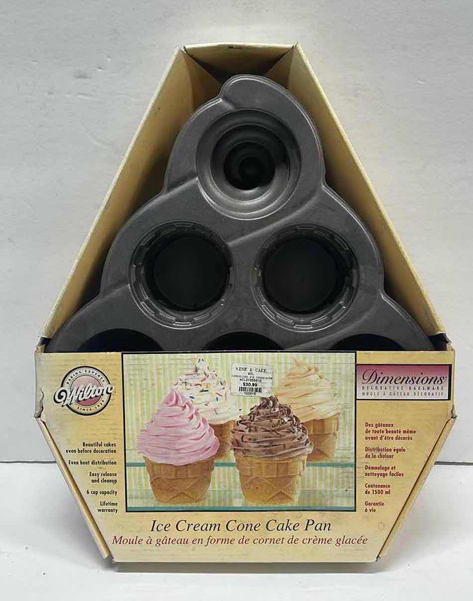 Photo 1 of NOS WILTON ICE CREAM CONE CAKE PAN - RETAIL PRICE $31.99