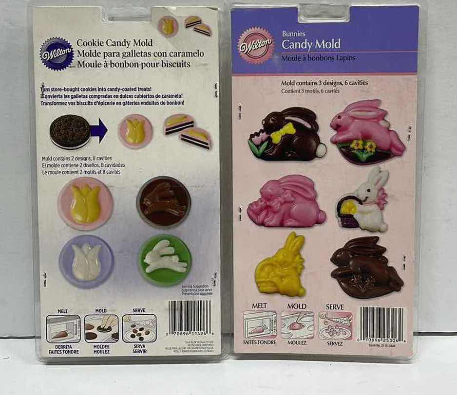 Photo 2 of NEW WILTON EASTER/ SPRING LOLLIPOP / COOKIE / CANDY MOLDS - TOTAL RETAIL PRICE $ 42.00