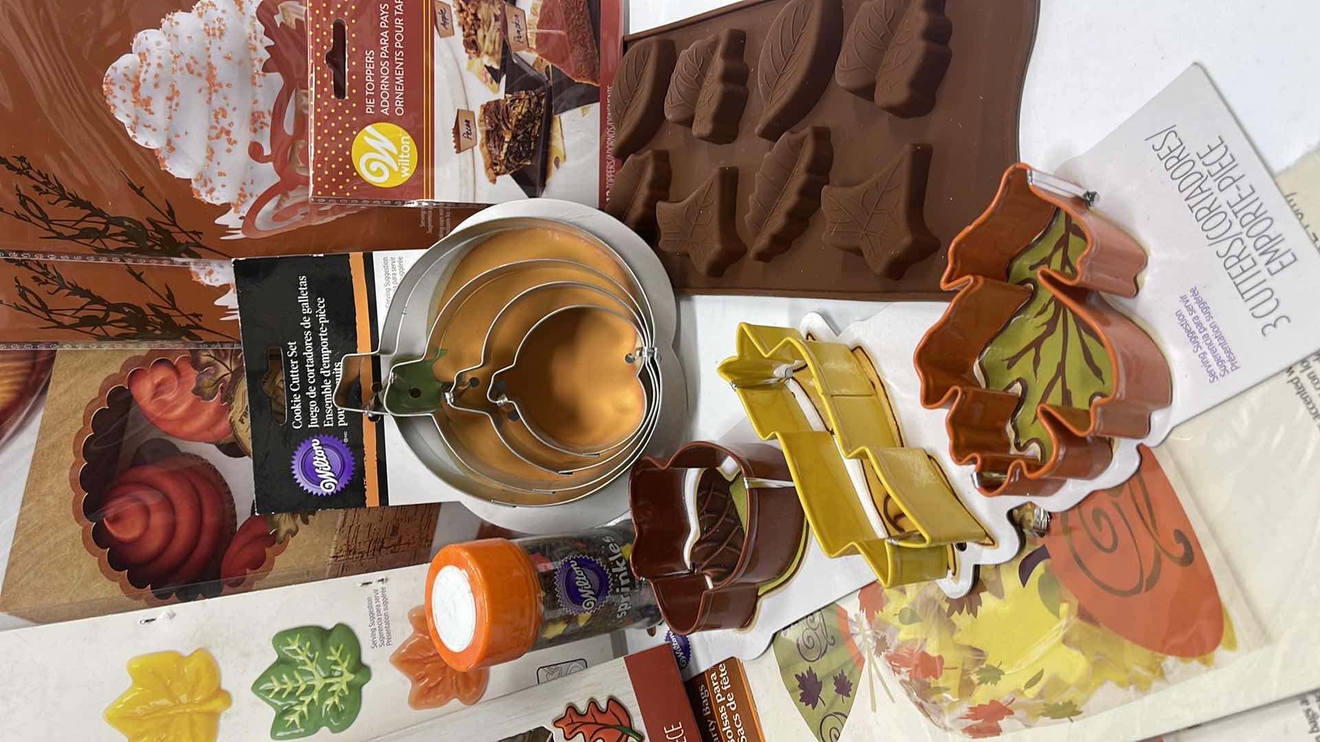 Photo 5 of NEW FALL BAKING COLLECTION, MOLDS, COOKIE CUTTERS, TREAT BAGS AND MUCH MORE- TOTAL RETAIL PRICE $50.99