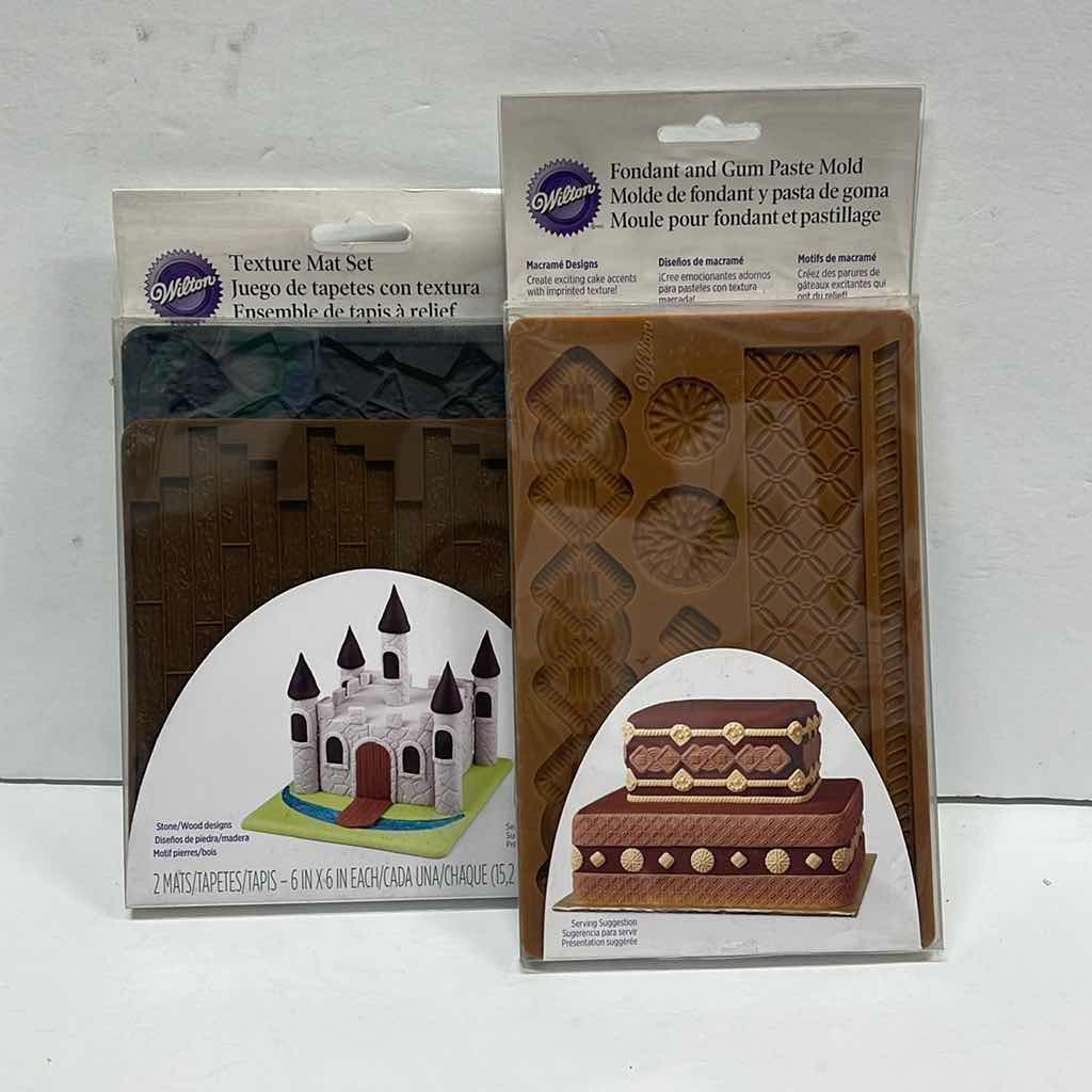 Photo 1 of NEW WILTON FONDANT & GUM MOLDS - TOTAL RETAIL PRICE $ 24.00